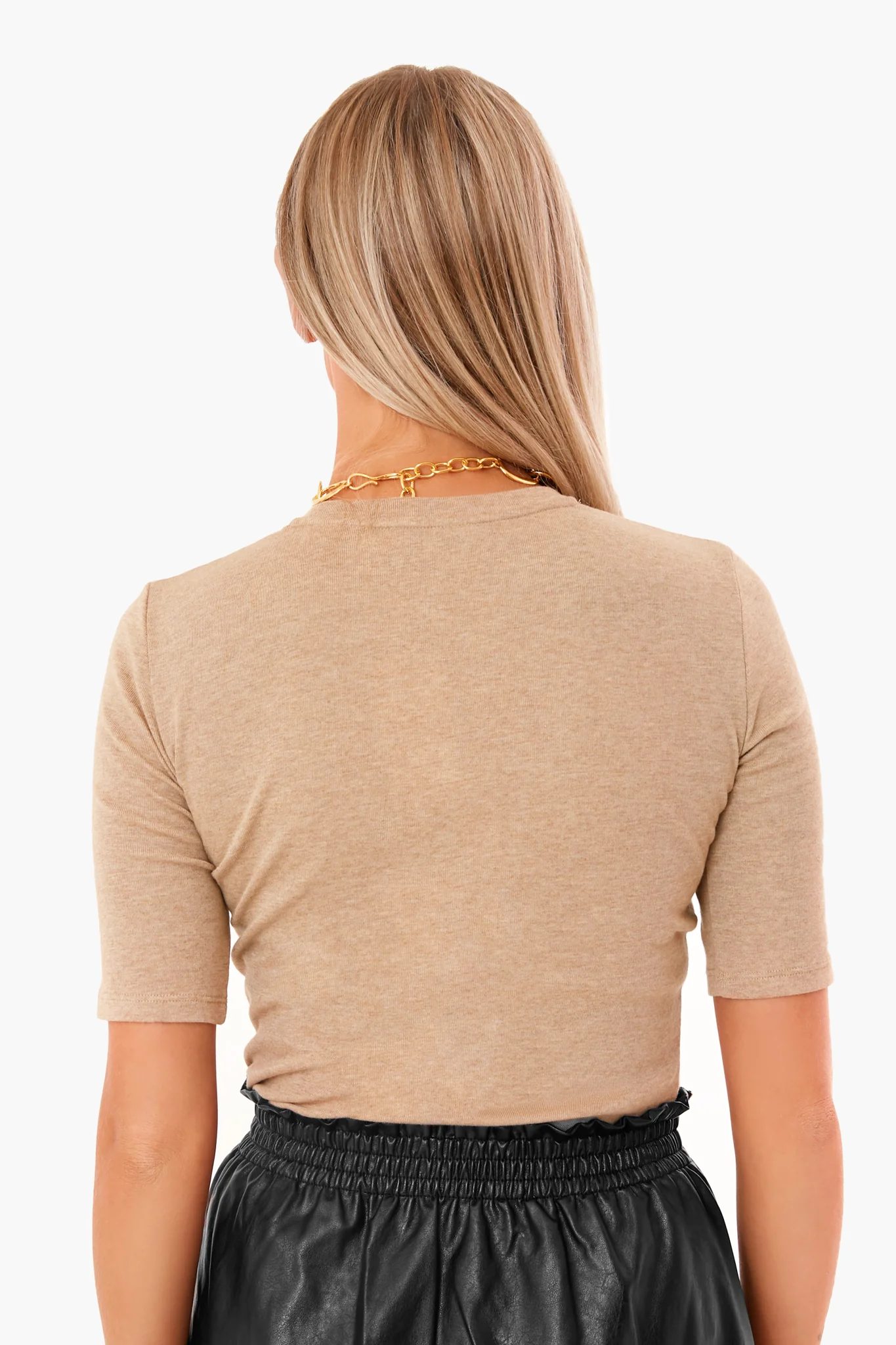 Hazel Elbow Sleeve Crew Tee - Image 3