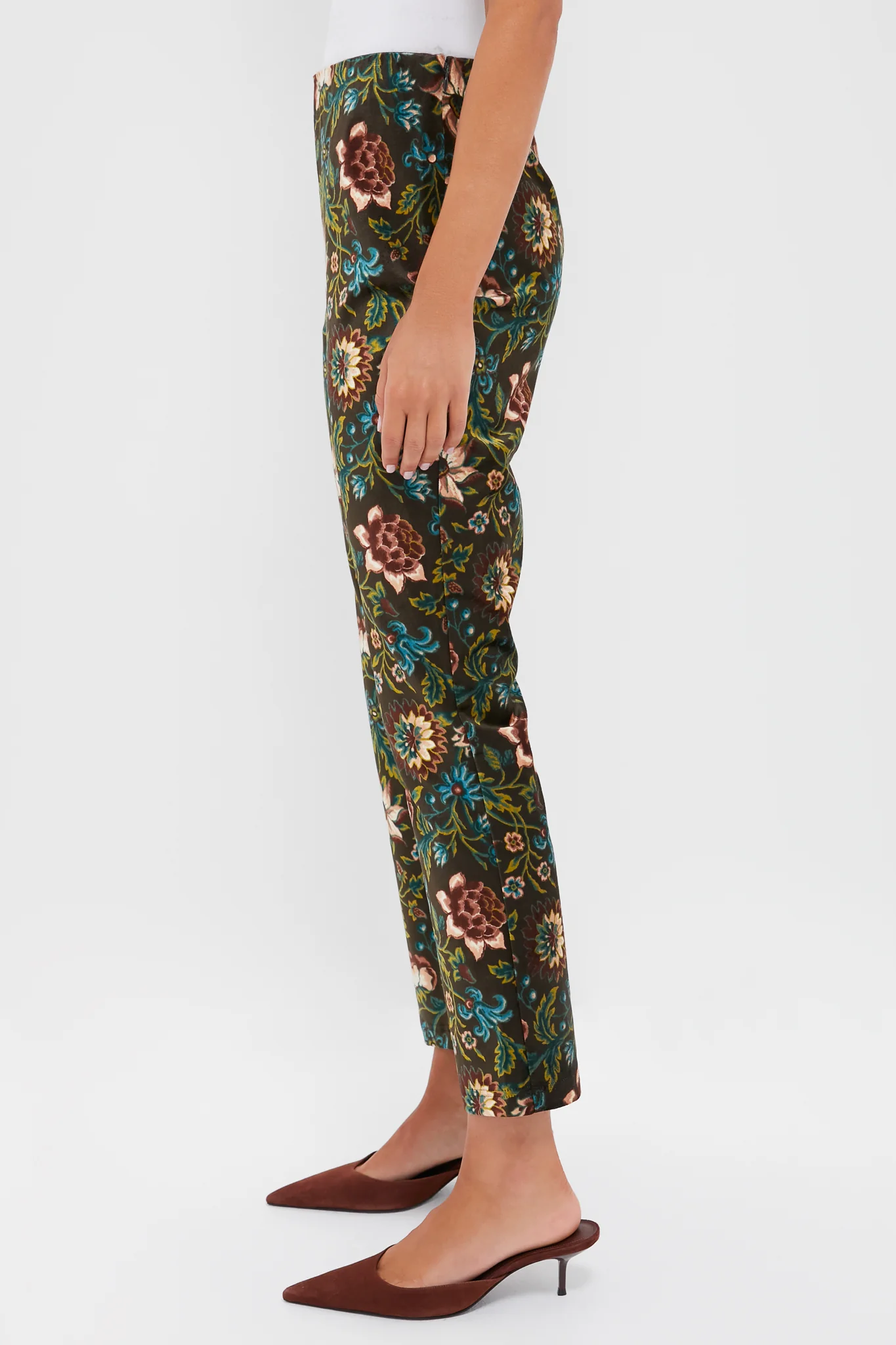 Hazel Moonflower Velvet Ashford Pants - Image 3