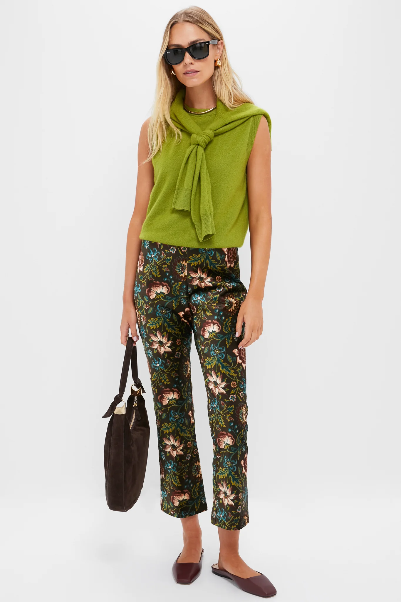 Hazel Moonflower Velvet Ashford Pants - Image 6