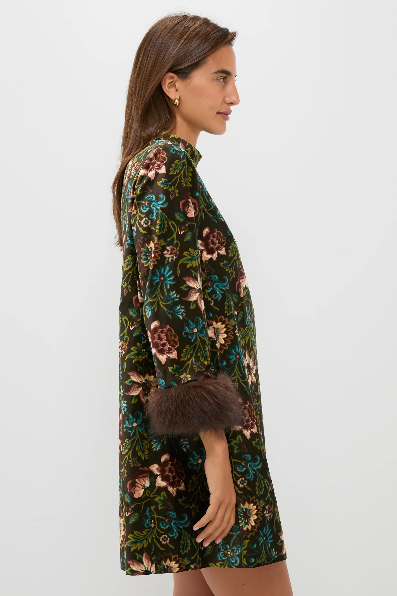 Hazel Moonflower Velvet Mod Ellie Dress - Image 3