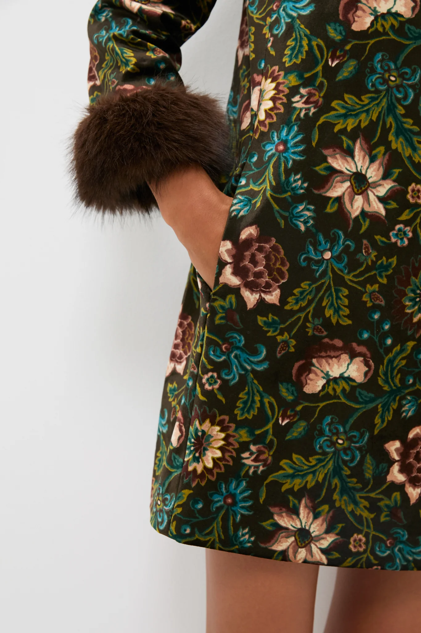 Hazel Moonflower Velvet Mod Ellie Dress - Image 5