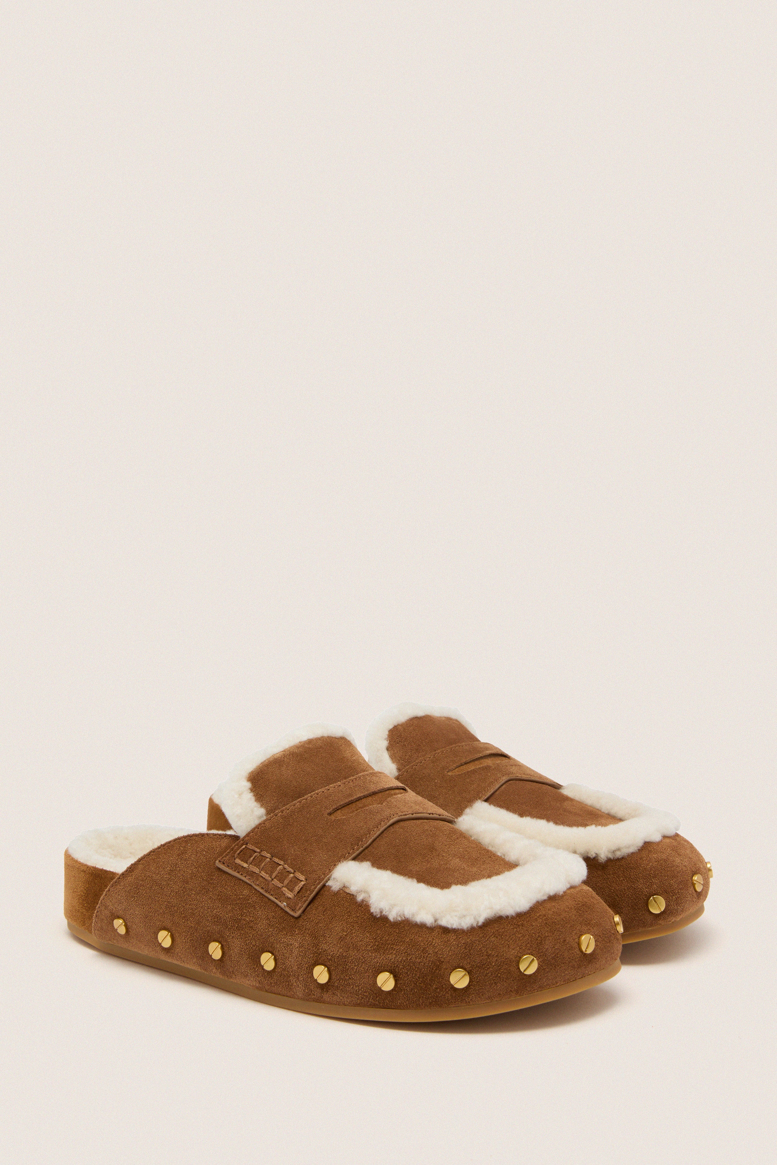 Hazelwood and Ecru Fenix Slippers - Image 4