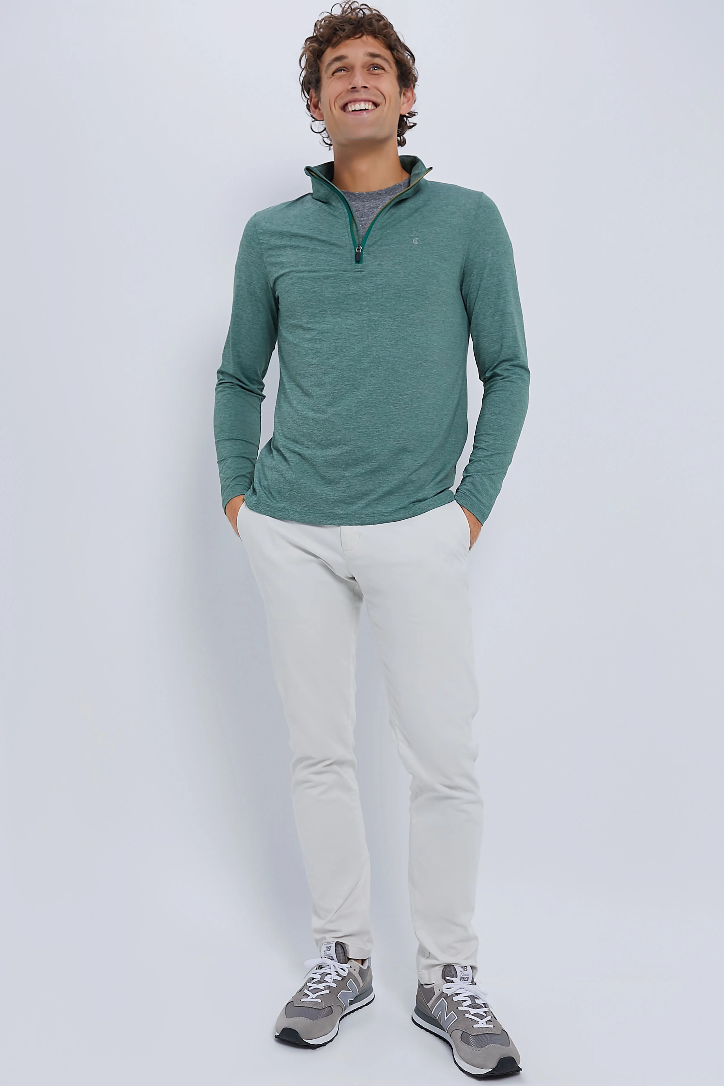 Heathered Forest Featherweight Performance Pullover - Image 2