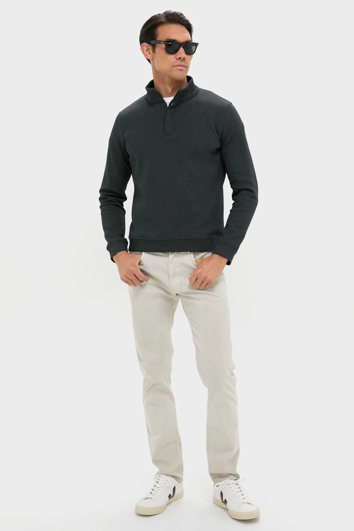 Heather Gray Cambridge Pullover - Image 2