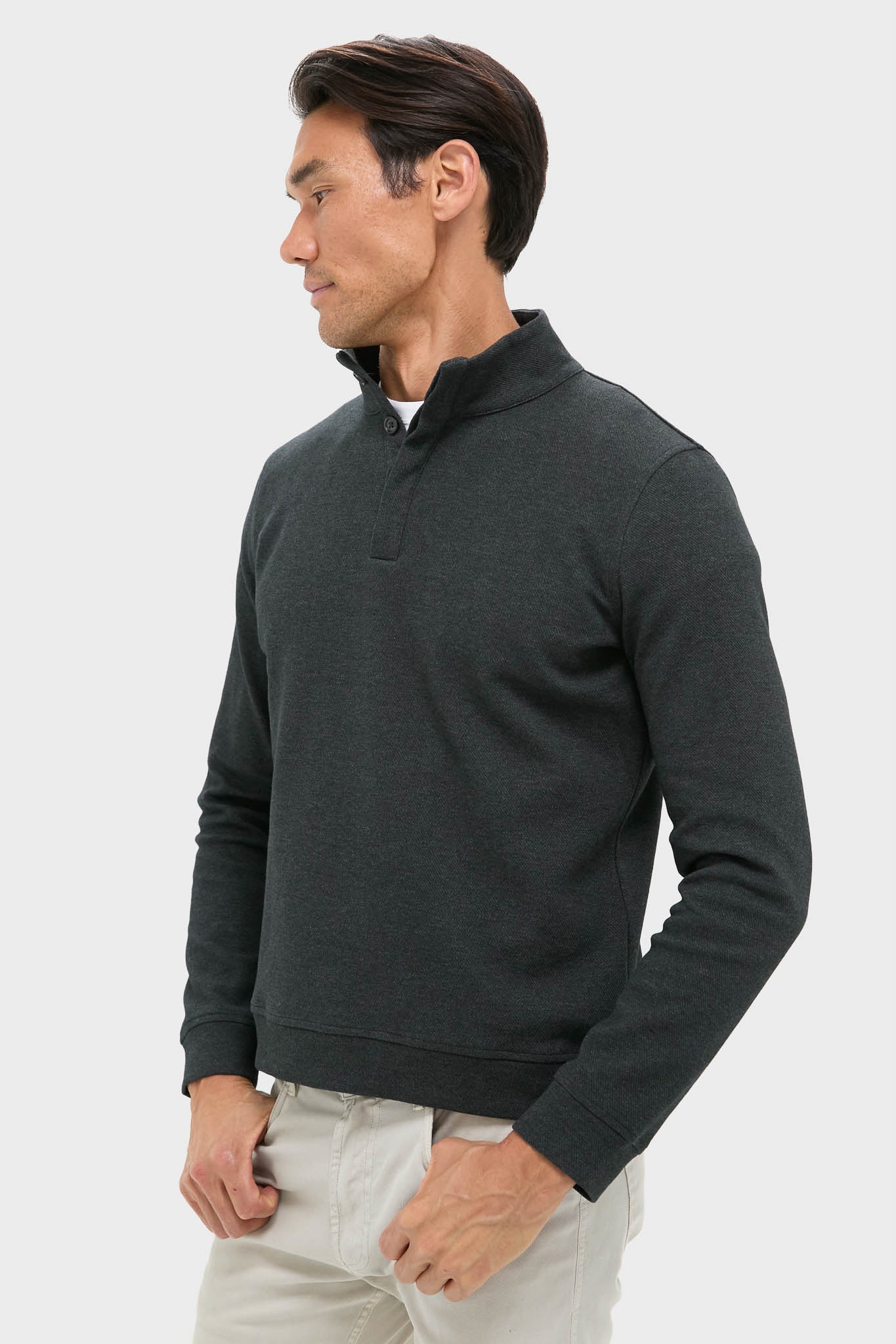 Heather Gray Cambridge Pullover - Image 3