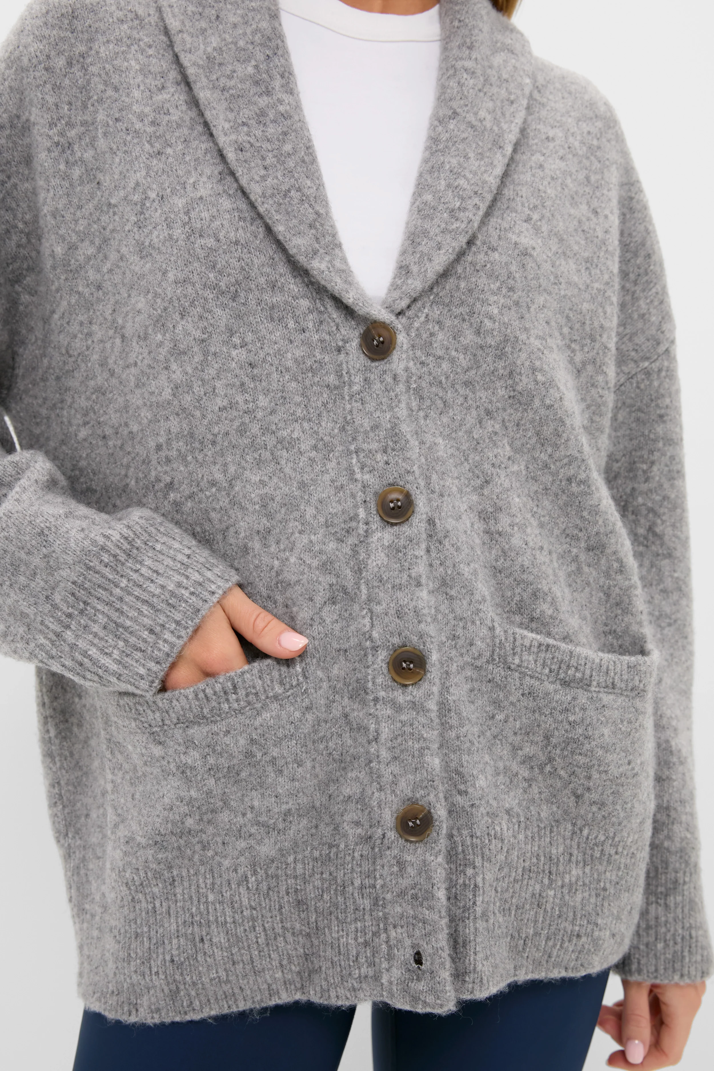Heather Gray James Cardigan - Image 5