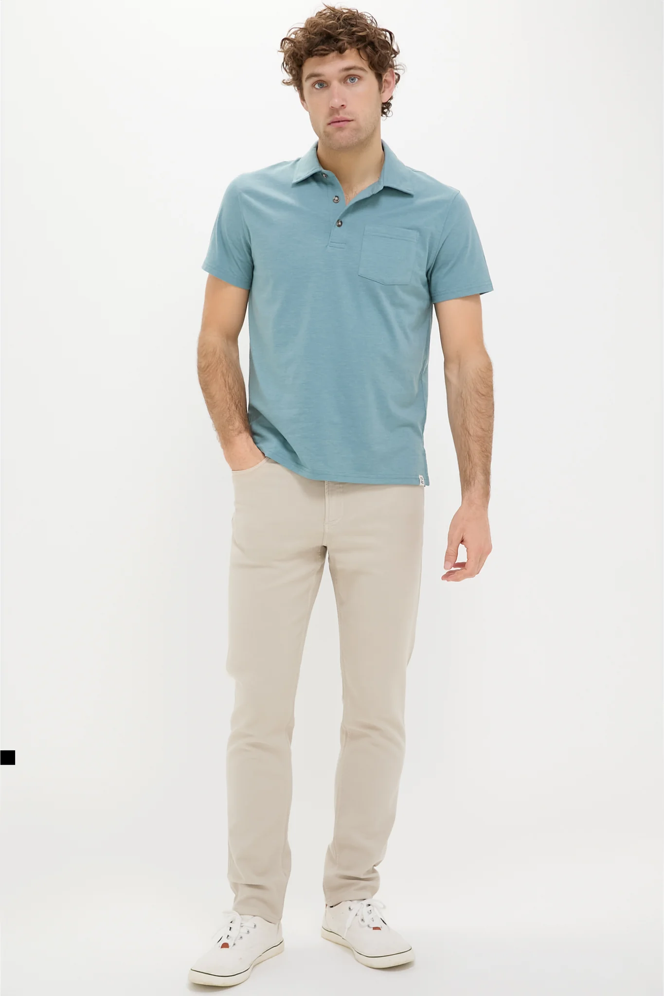 Heather Green Atlantic Polo - Image 2