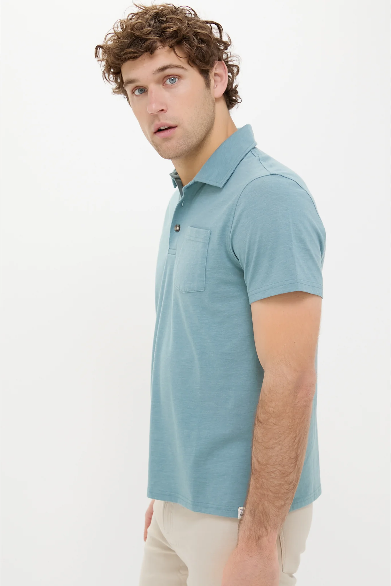 Heather Green Atlantic Polo - Image 3