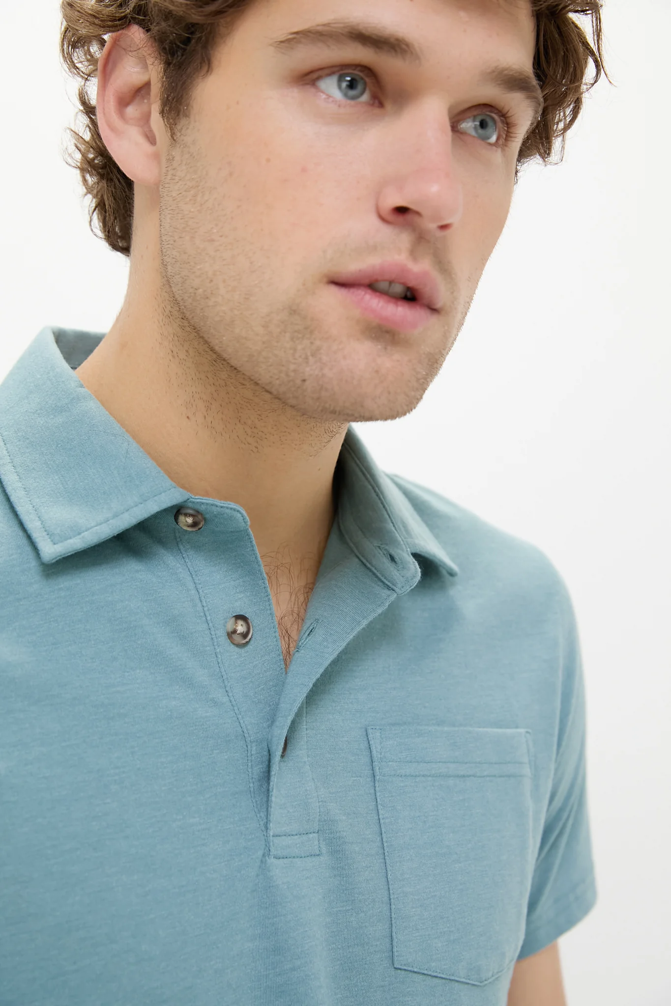 Heather Green Atlantic Polo - Image 5
