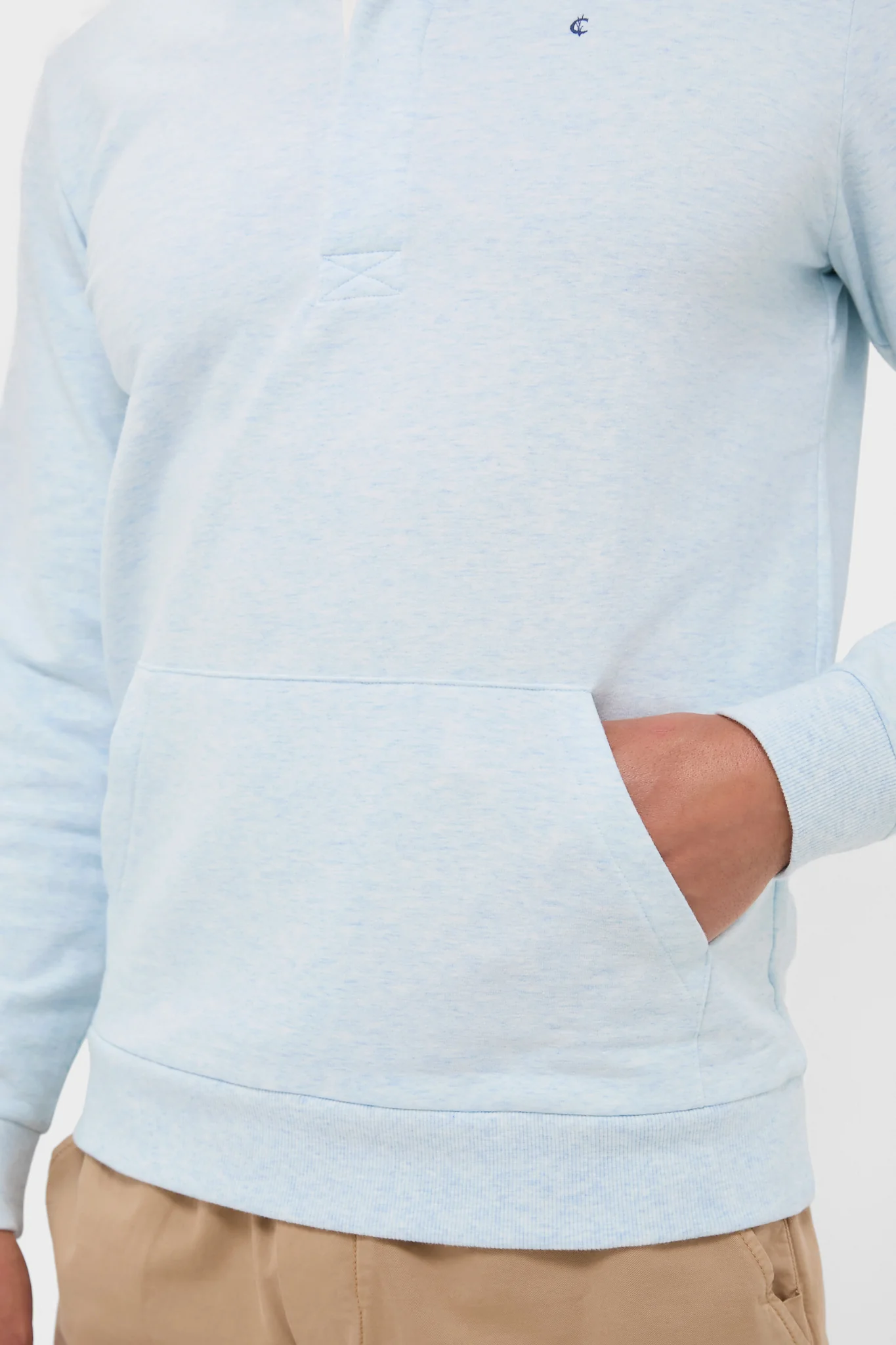 Heathered Ice Collared Sweatshirt - Image 5