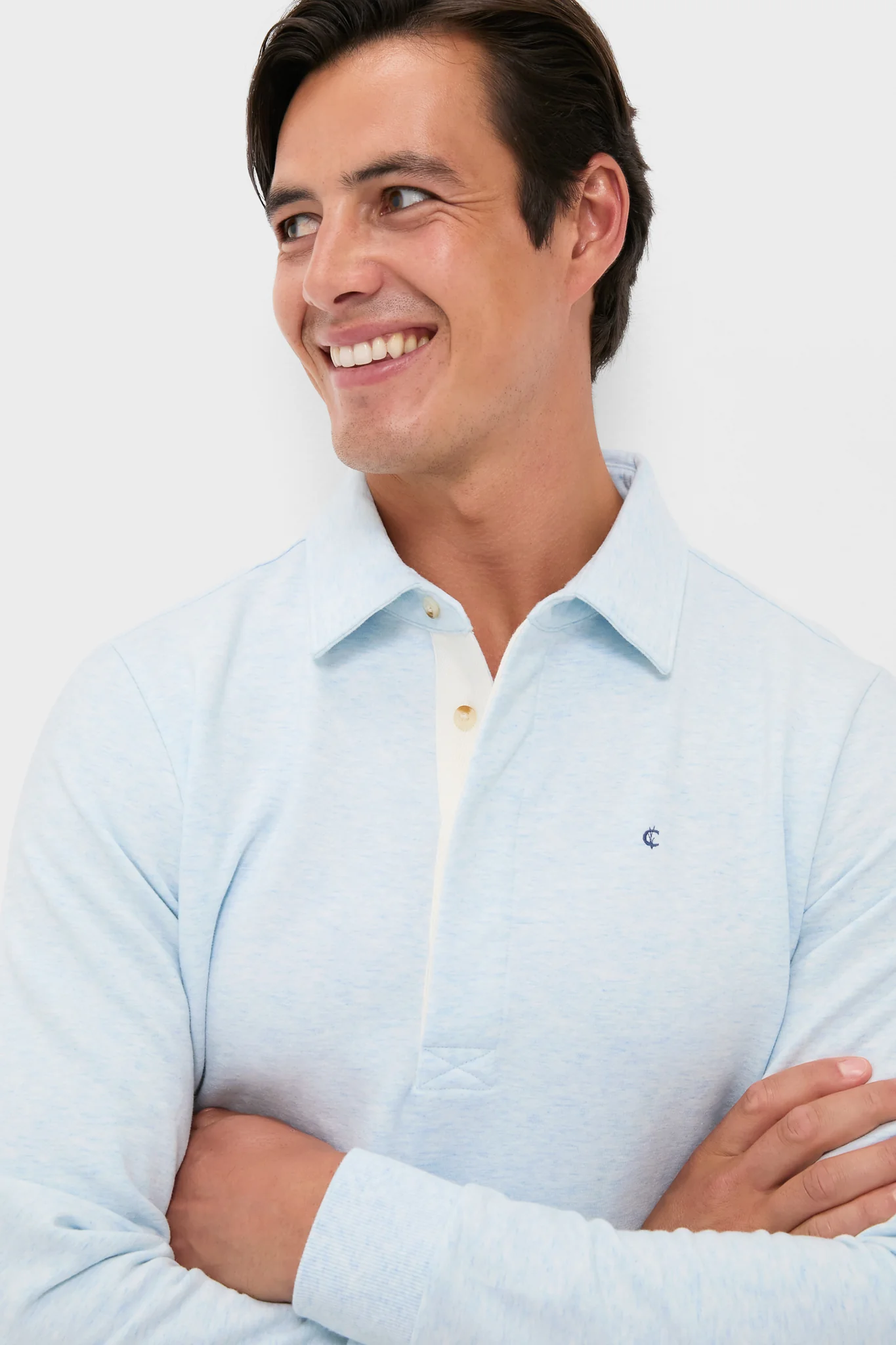 Heathered Ice Collared Sweatshirt - Image 6