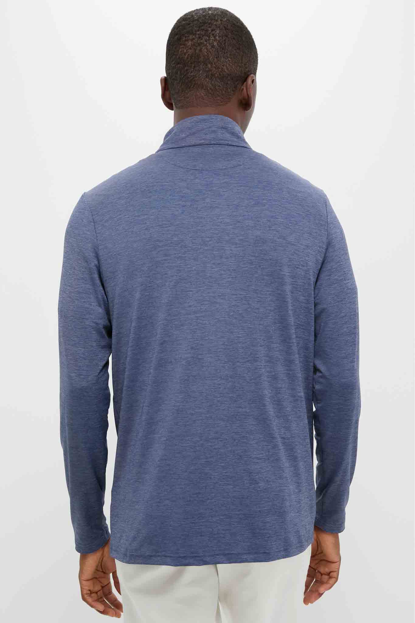 Heathered Navy Featherweight Performance Pullover - Image 4