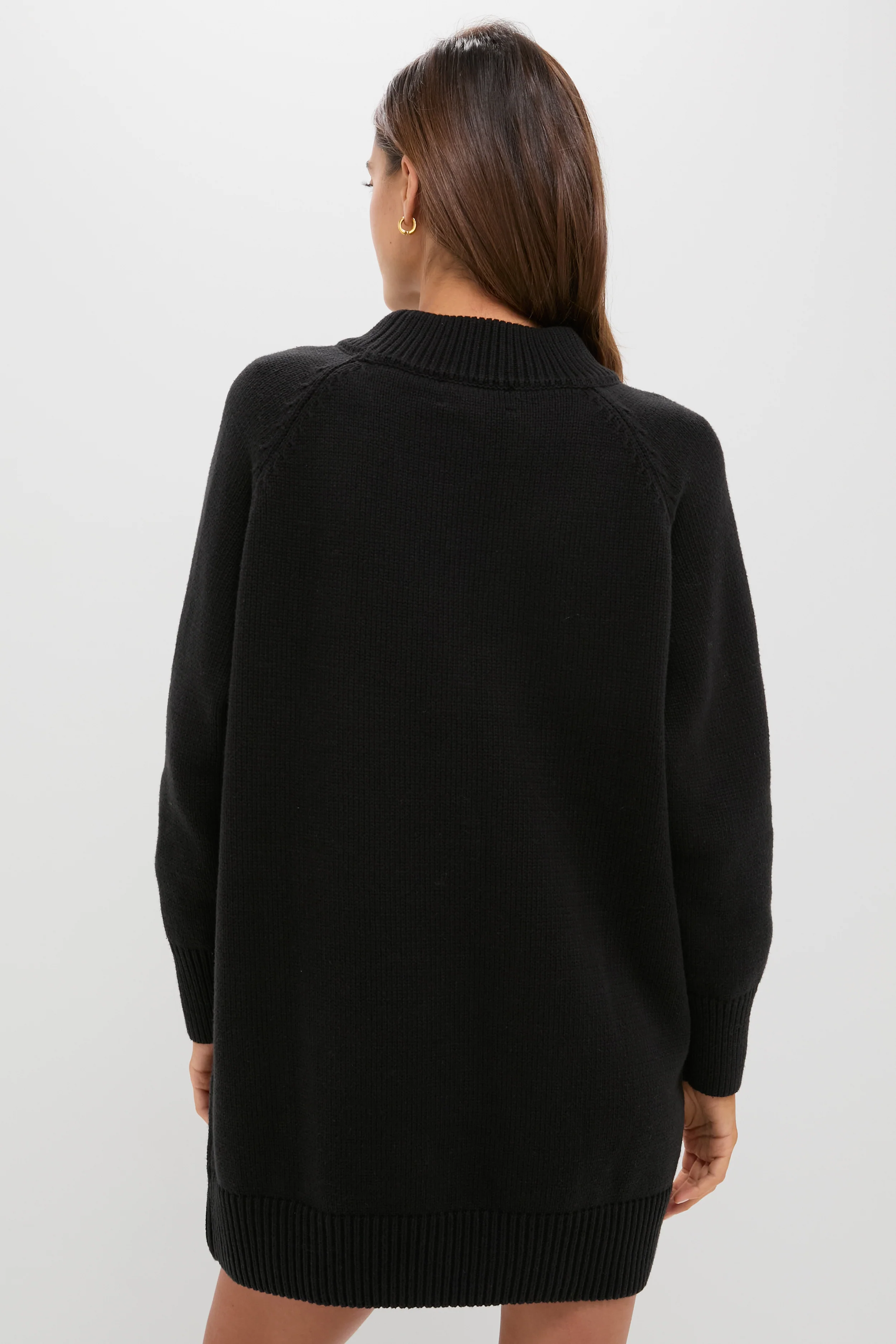 Heavyweight Black Kristen Sweater Dress - Image 4