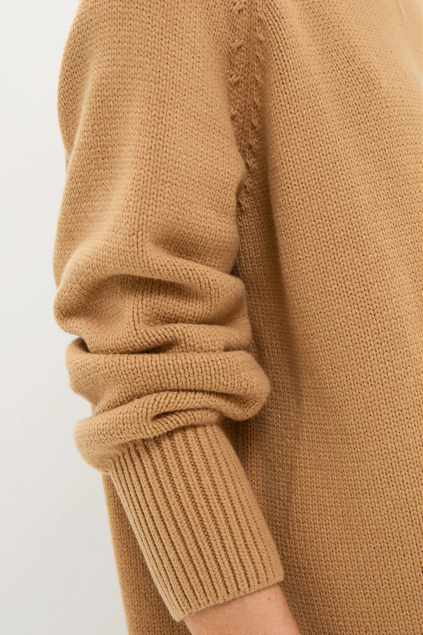 Heavyweight Camel Kristen Sweater Dress - Image 5
