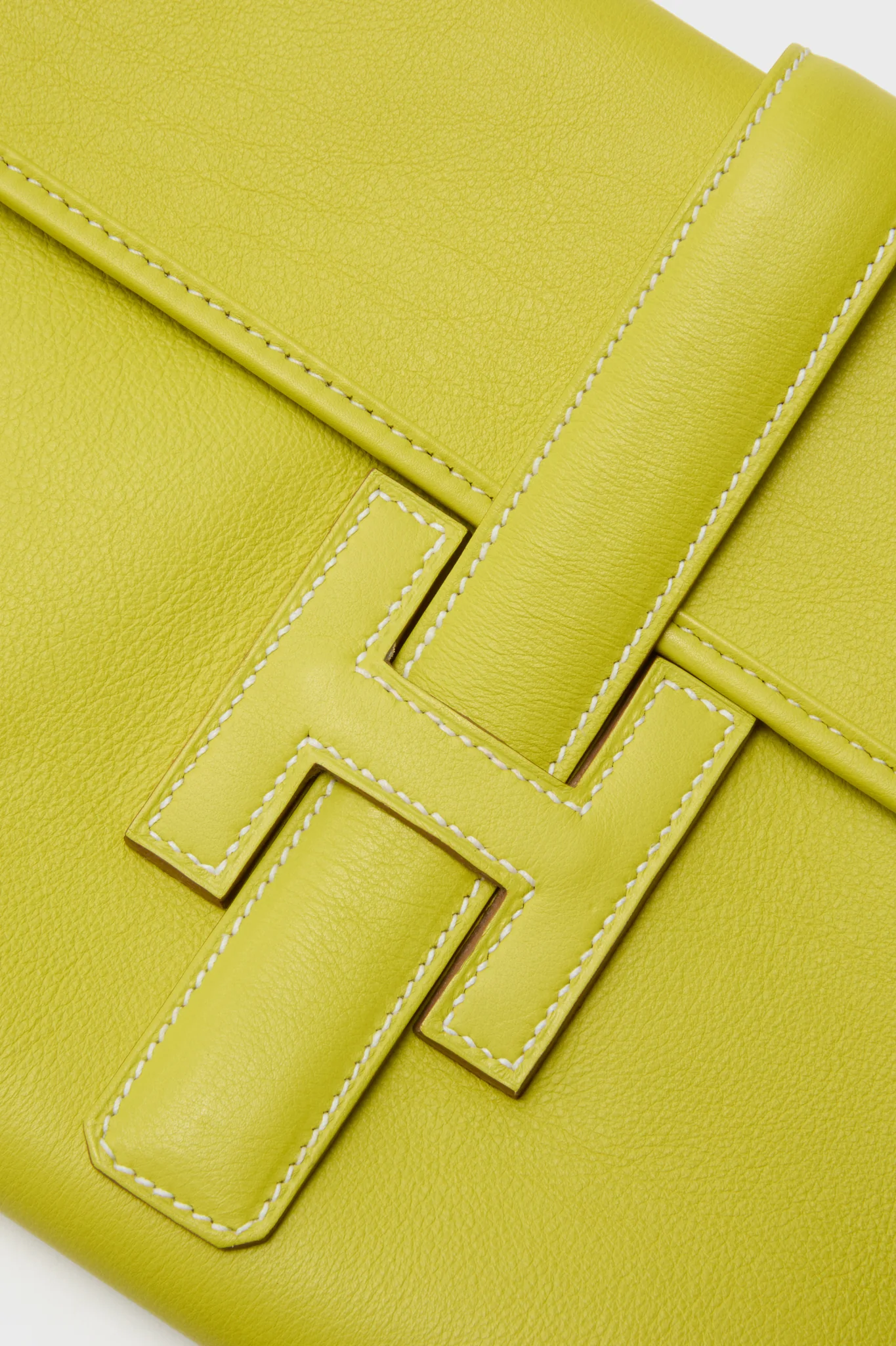 HERMES Yellow Business Bag Clutch - Image 5