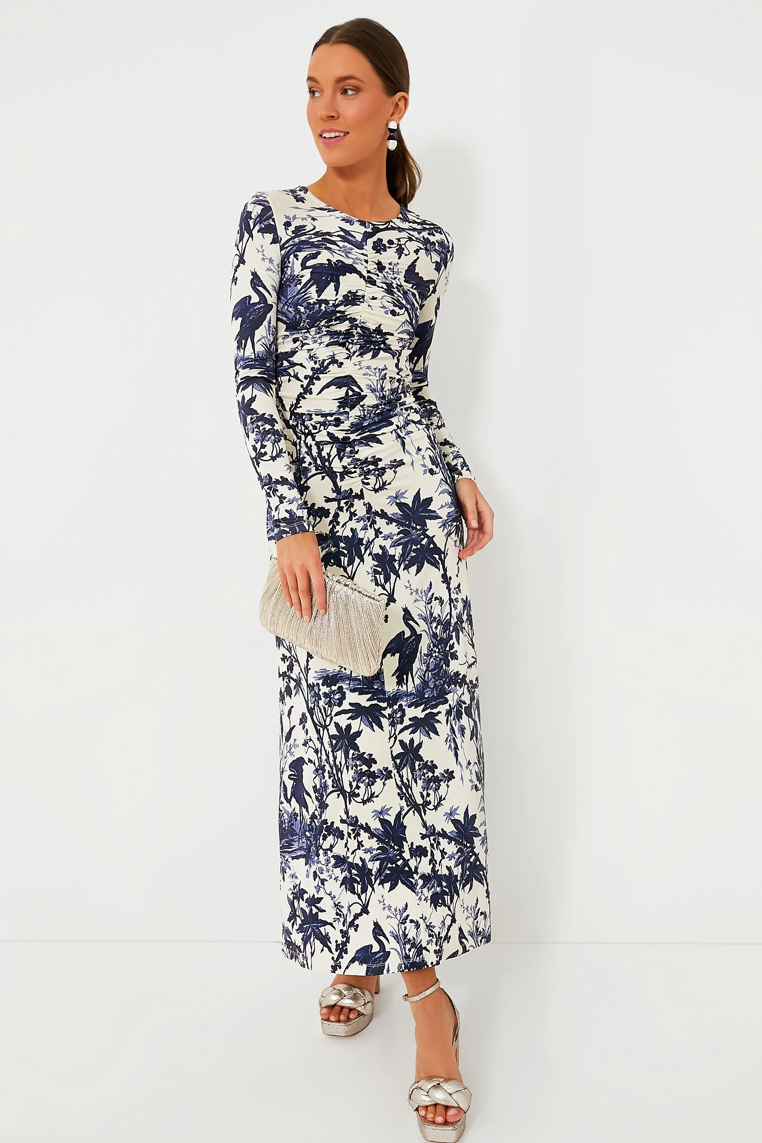 Heron Navy Maisy Dress - Image 2
