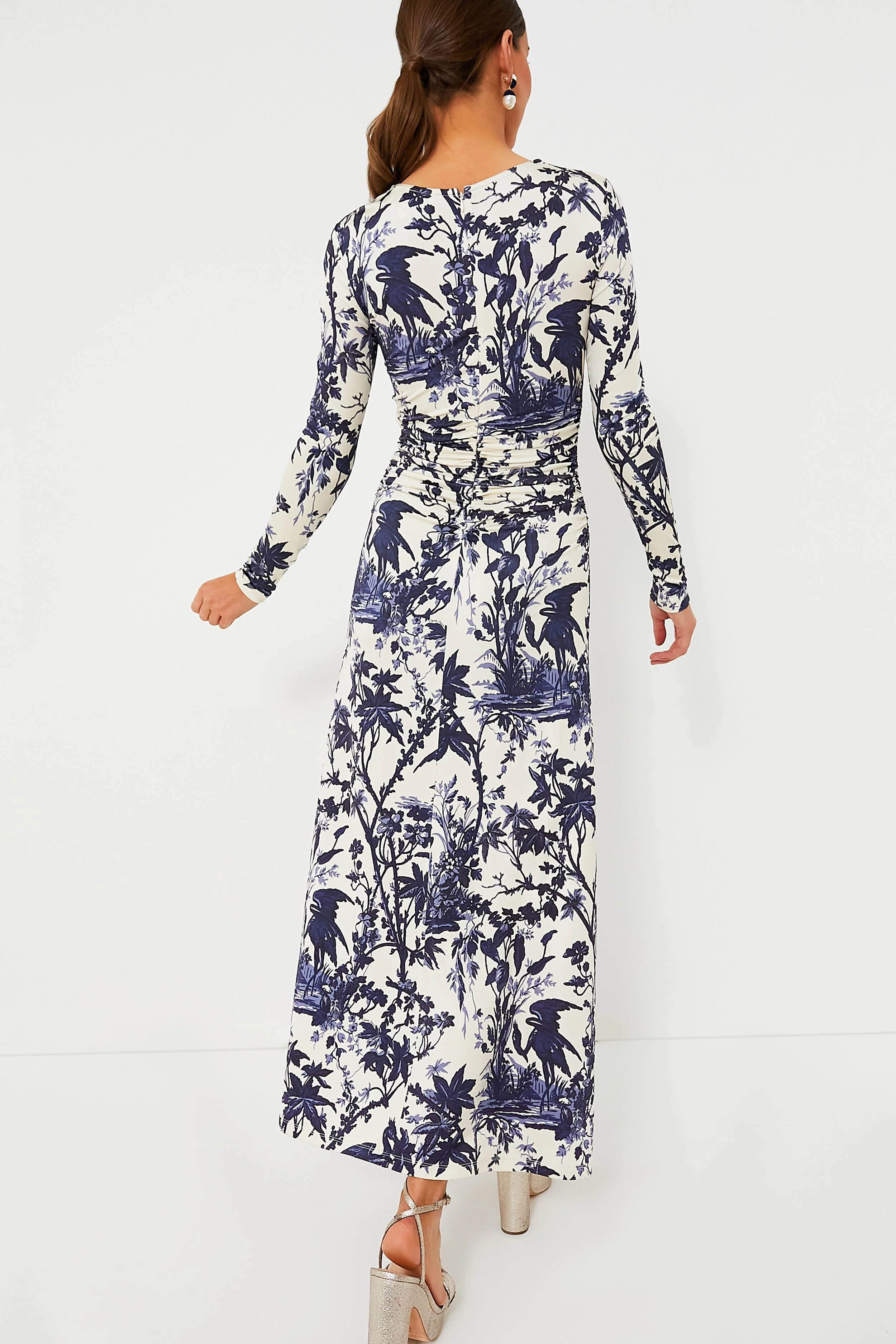 Heron Navy Maisy Dress - Image 4