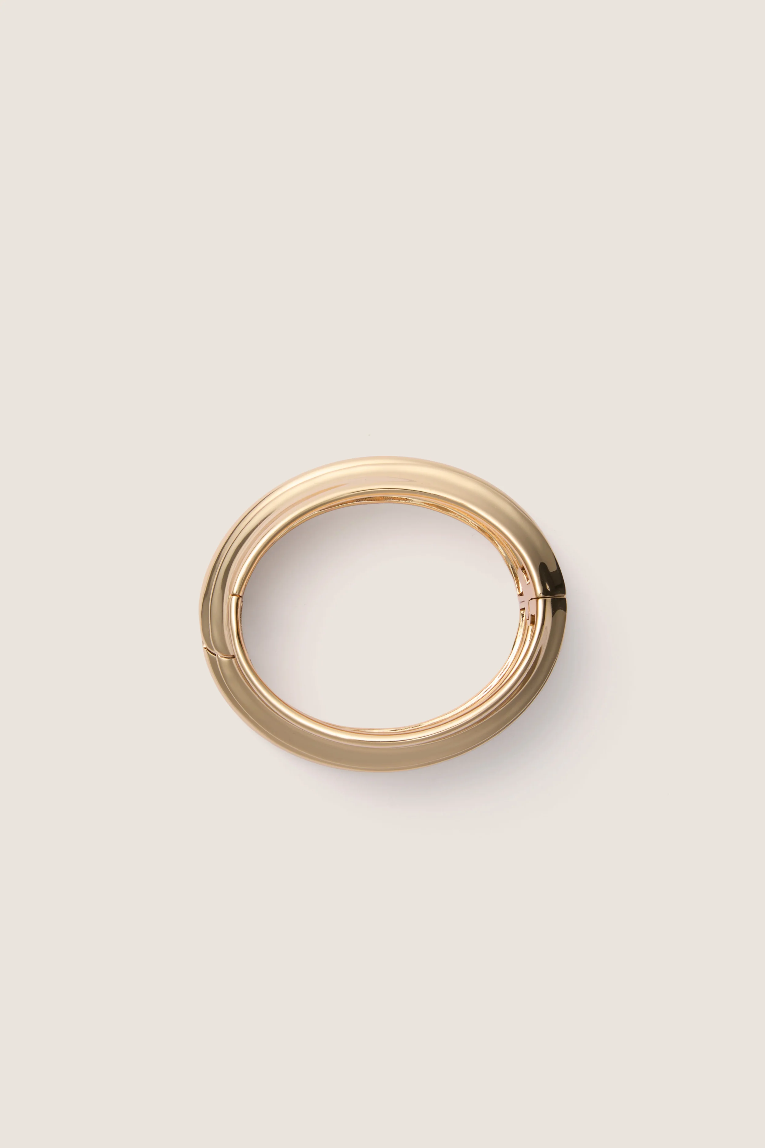 High Polish Gold Mega Lennon Bangle - Image 4