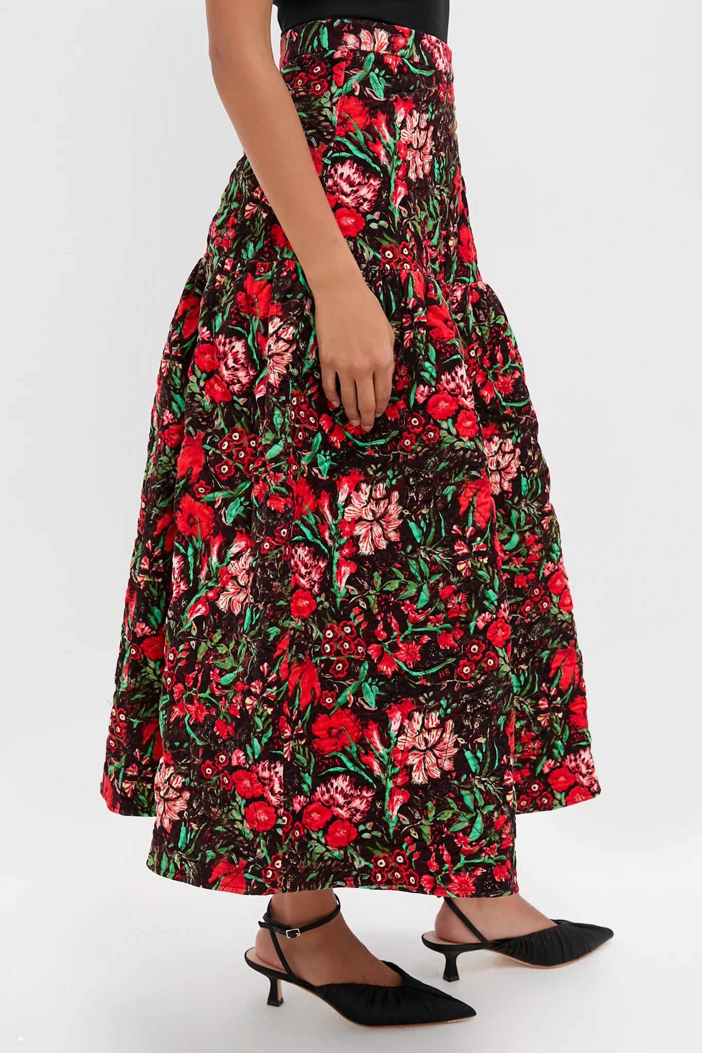 Holiday Floral Remy Skirt - Image 3