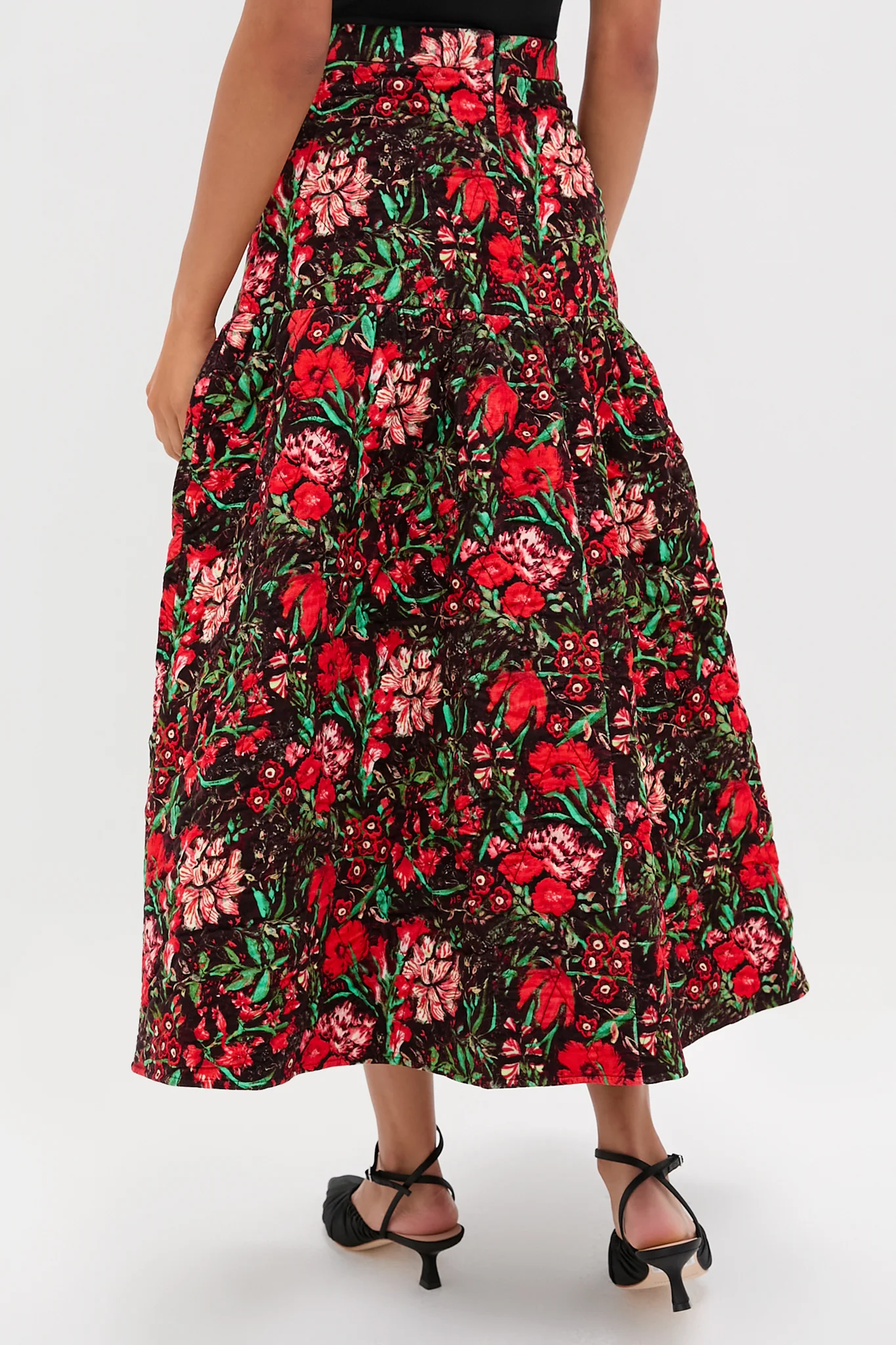 Holiday Floral Remy Skirt - Image 4