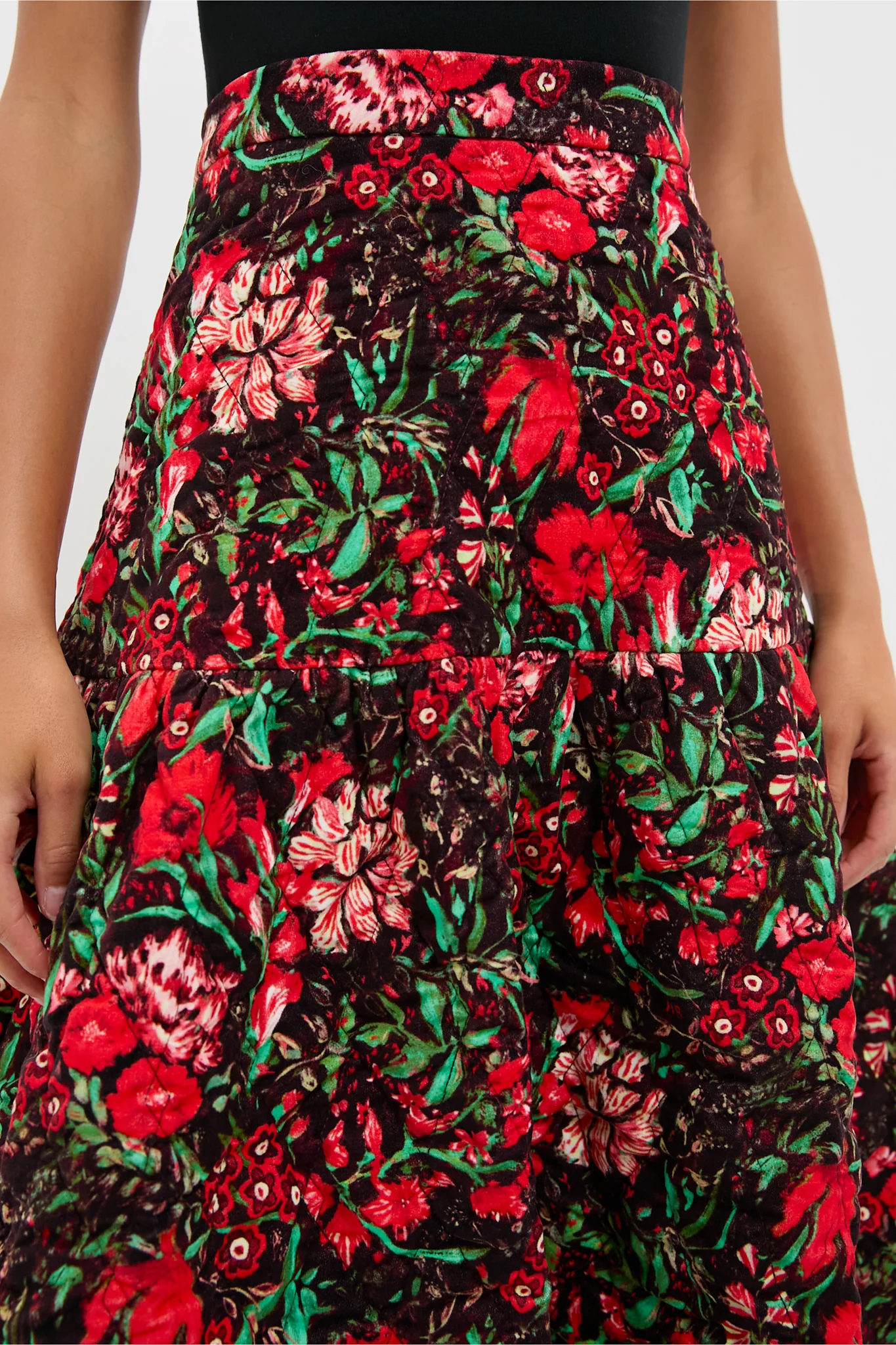 Holiday Floral Remy Skirt - Image 5
