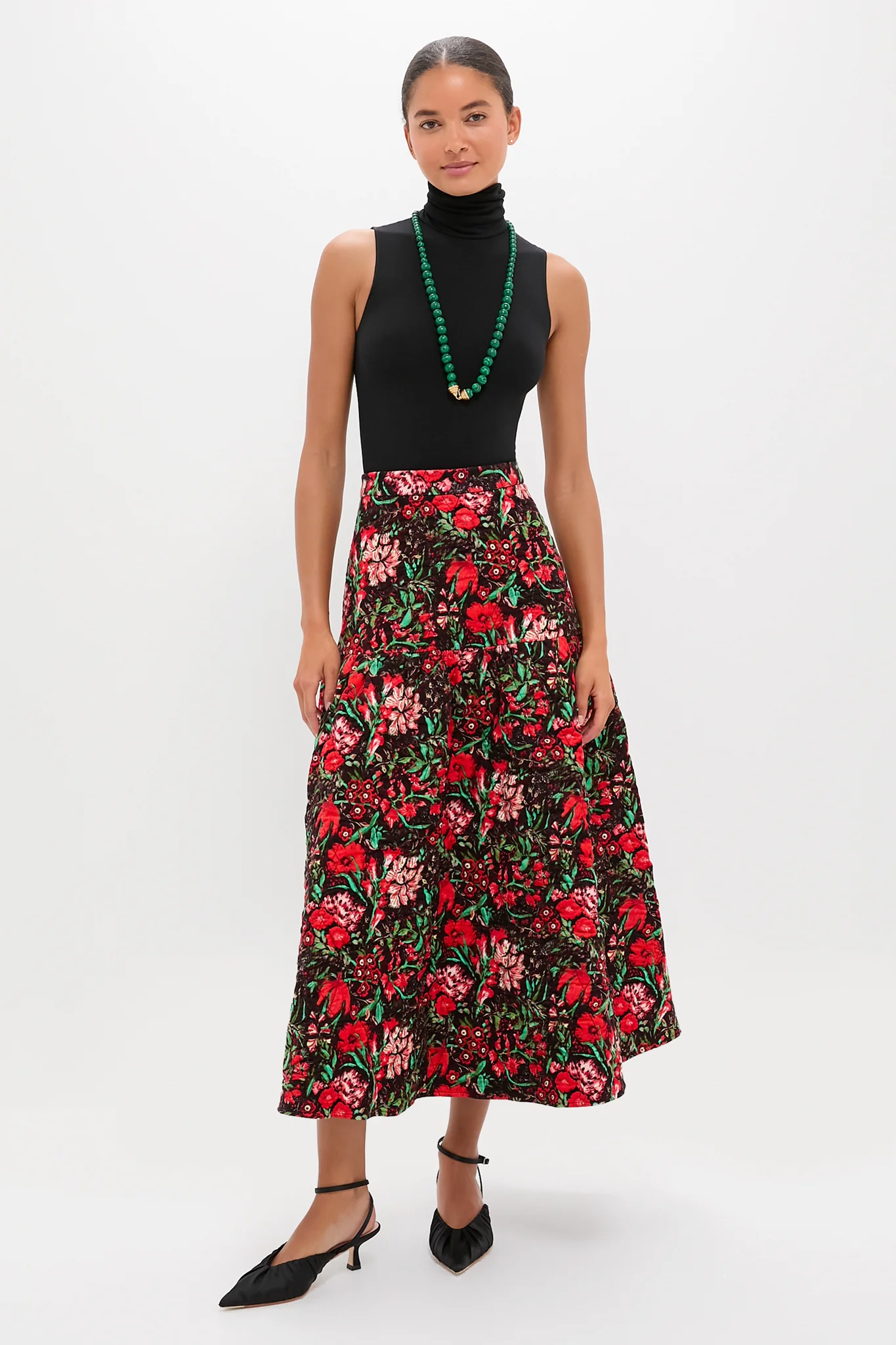 Holiday Floral Remy Skirt - Image 6