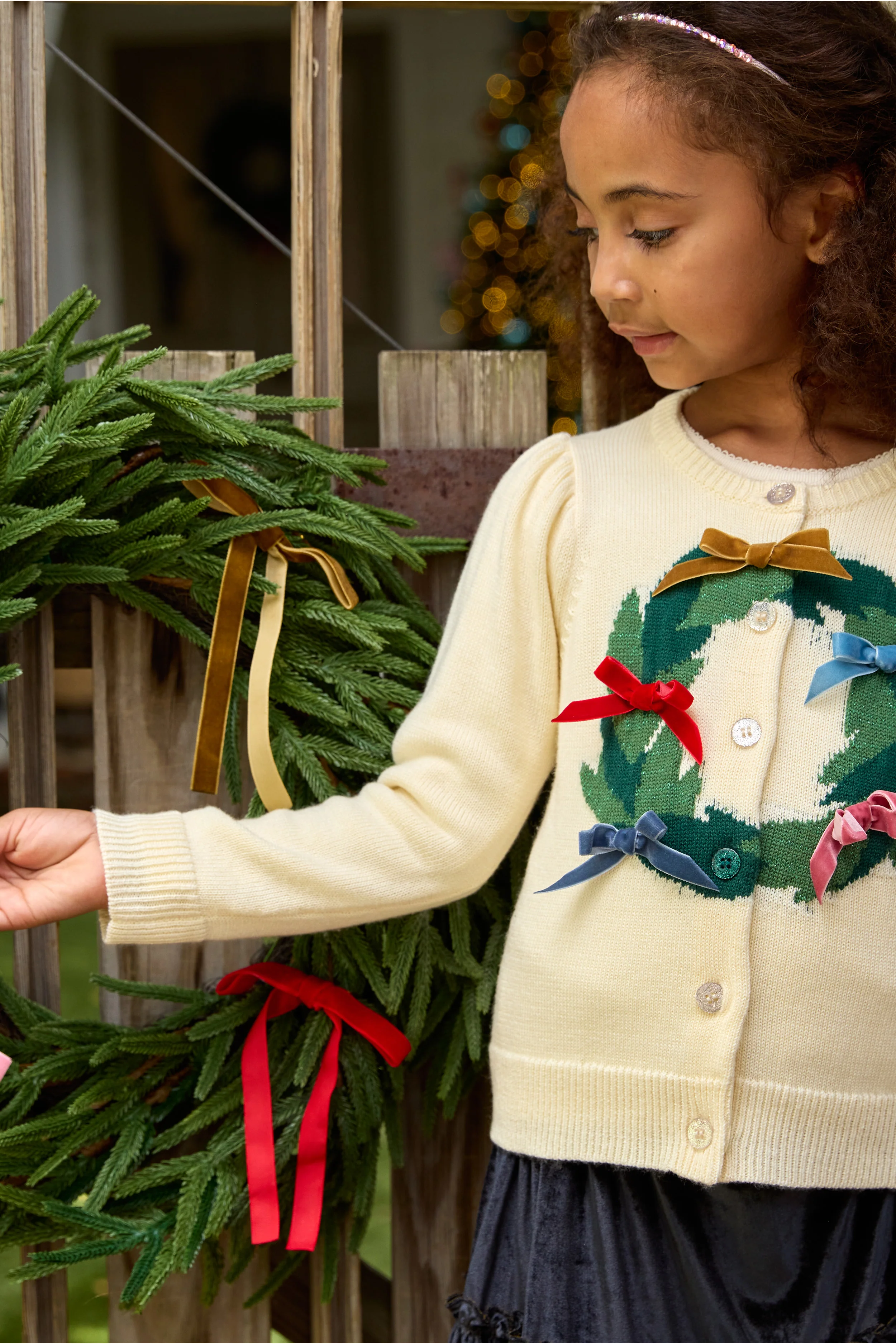 Holiday Wreath Constance Sweater - Image 2