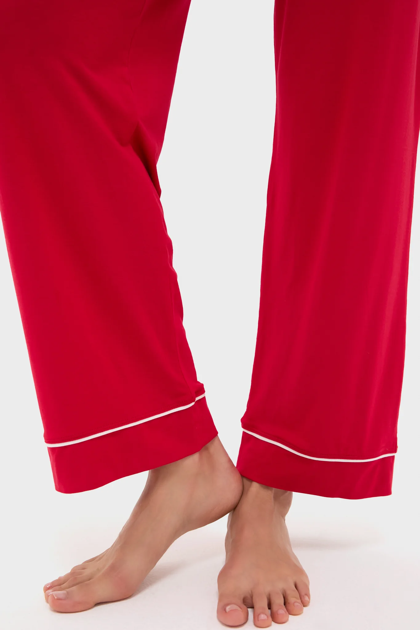 Holly Red and Ivory Gisele Long PJ Set - Image 6