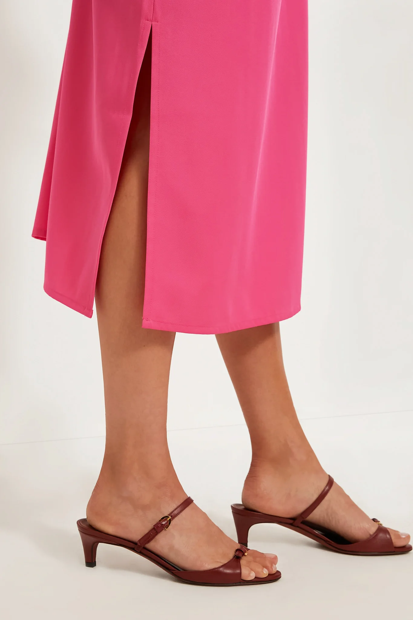 Hot Pink Feather Jamie Dress - Image 6