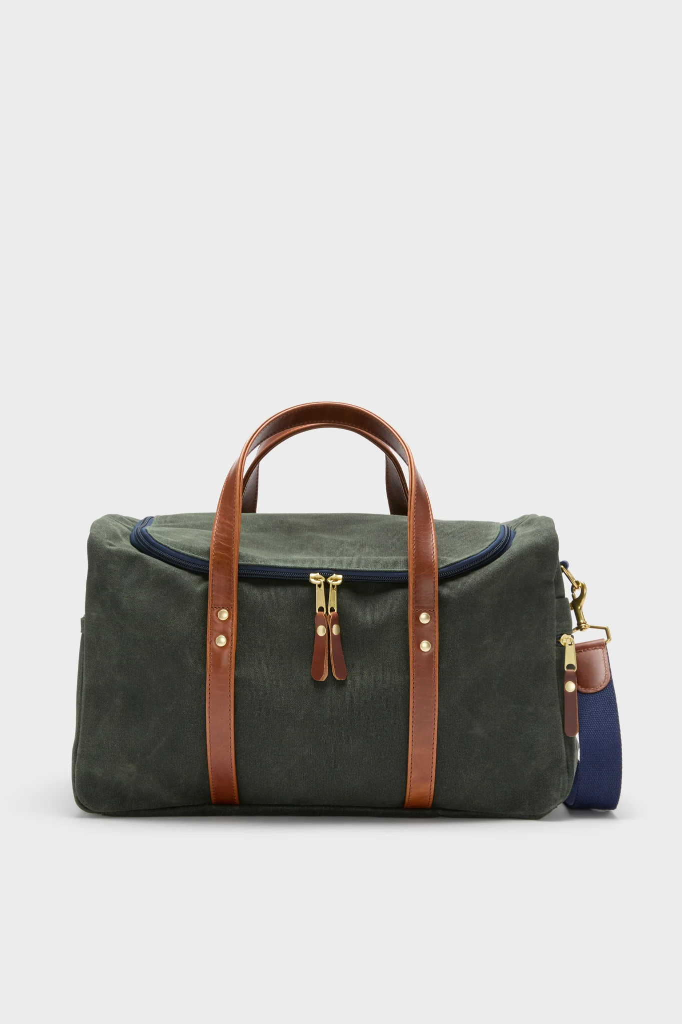 Hunter Green Waxed Canvas Heritage Commuter Duffel - Image 8