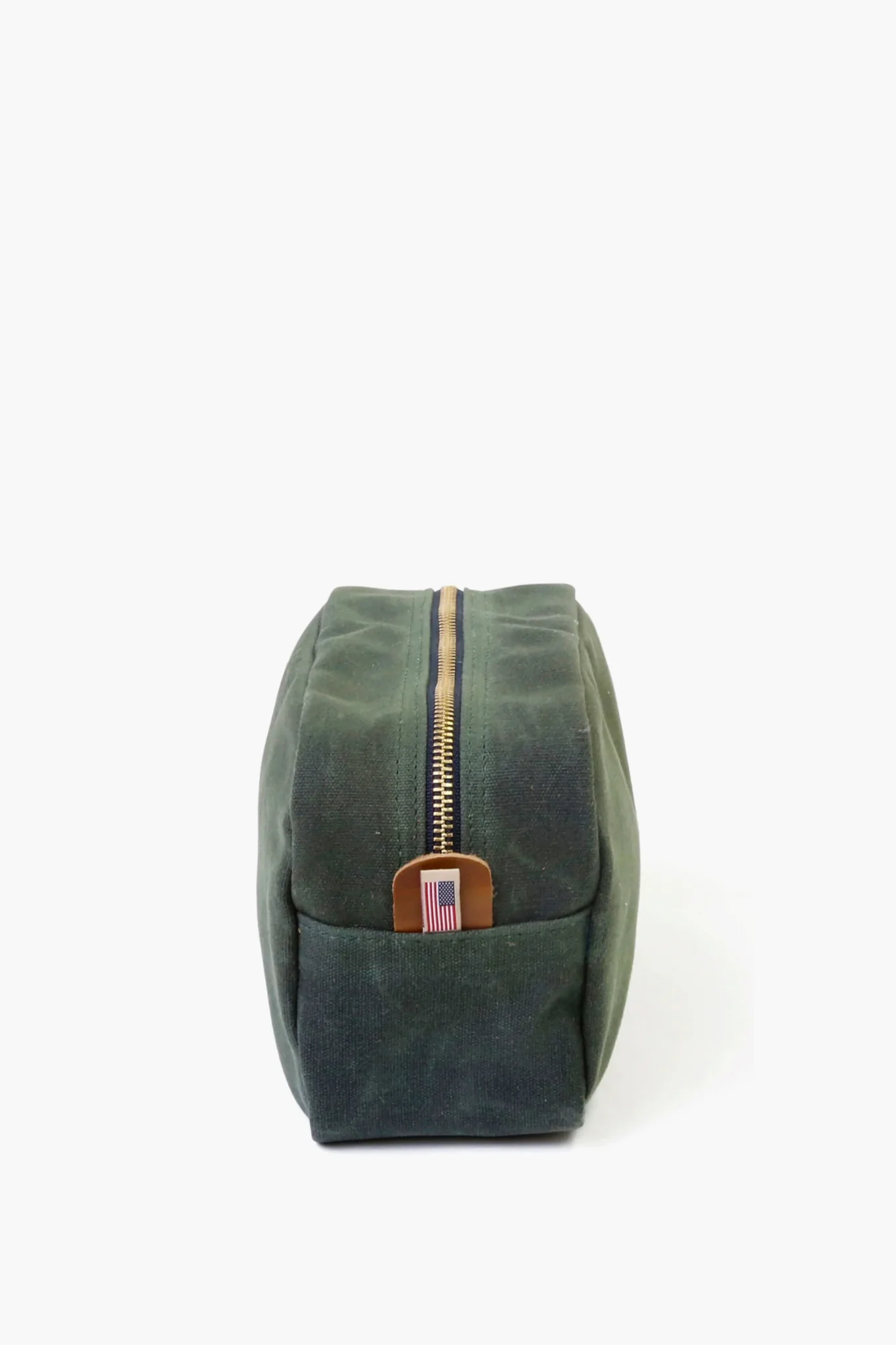 Hunter Green Waxed Canvas Heritage Shave Kit - Image 4