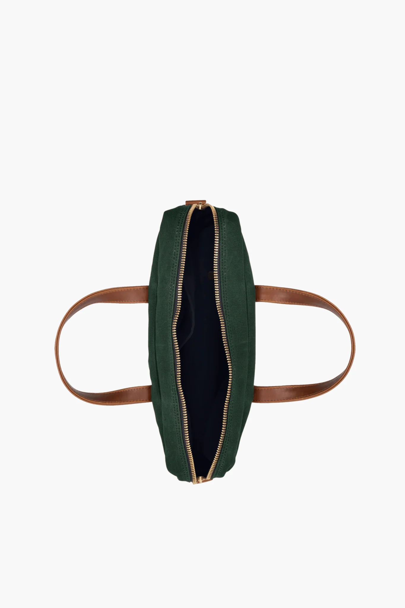Hunter Green Waxed Canvas Laptop Bag - Image 2
