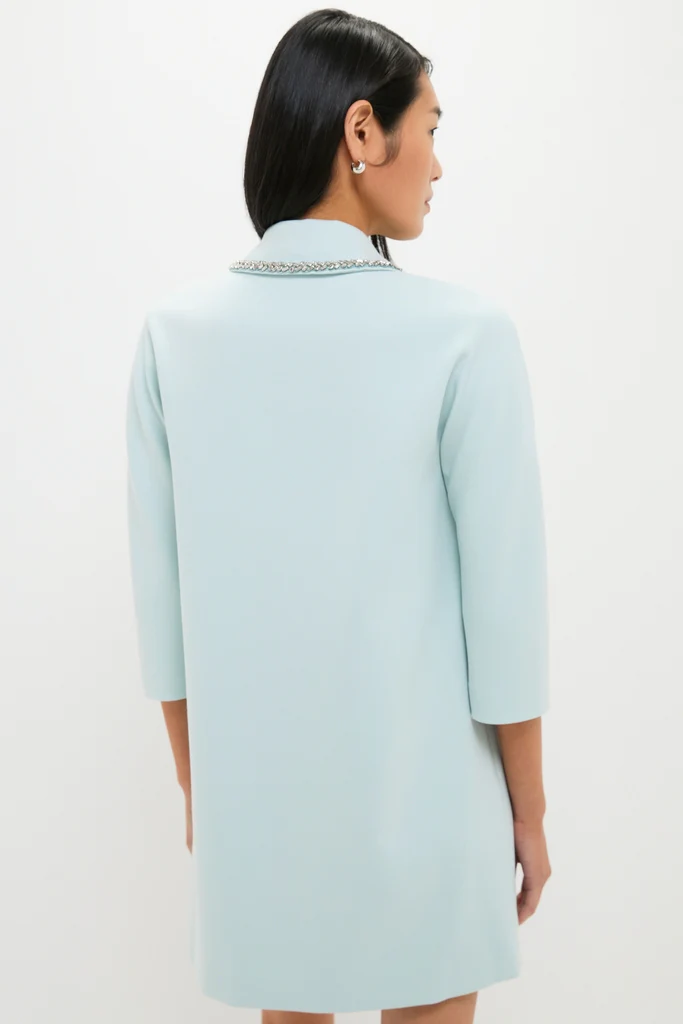 Ice Blue Embellished Nicola Dress - Image 4