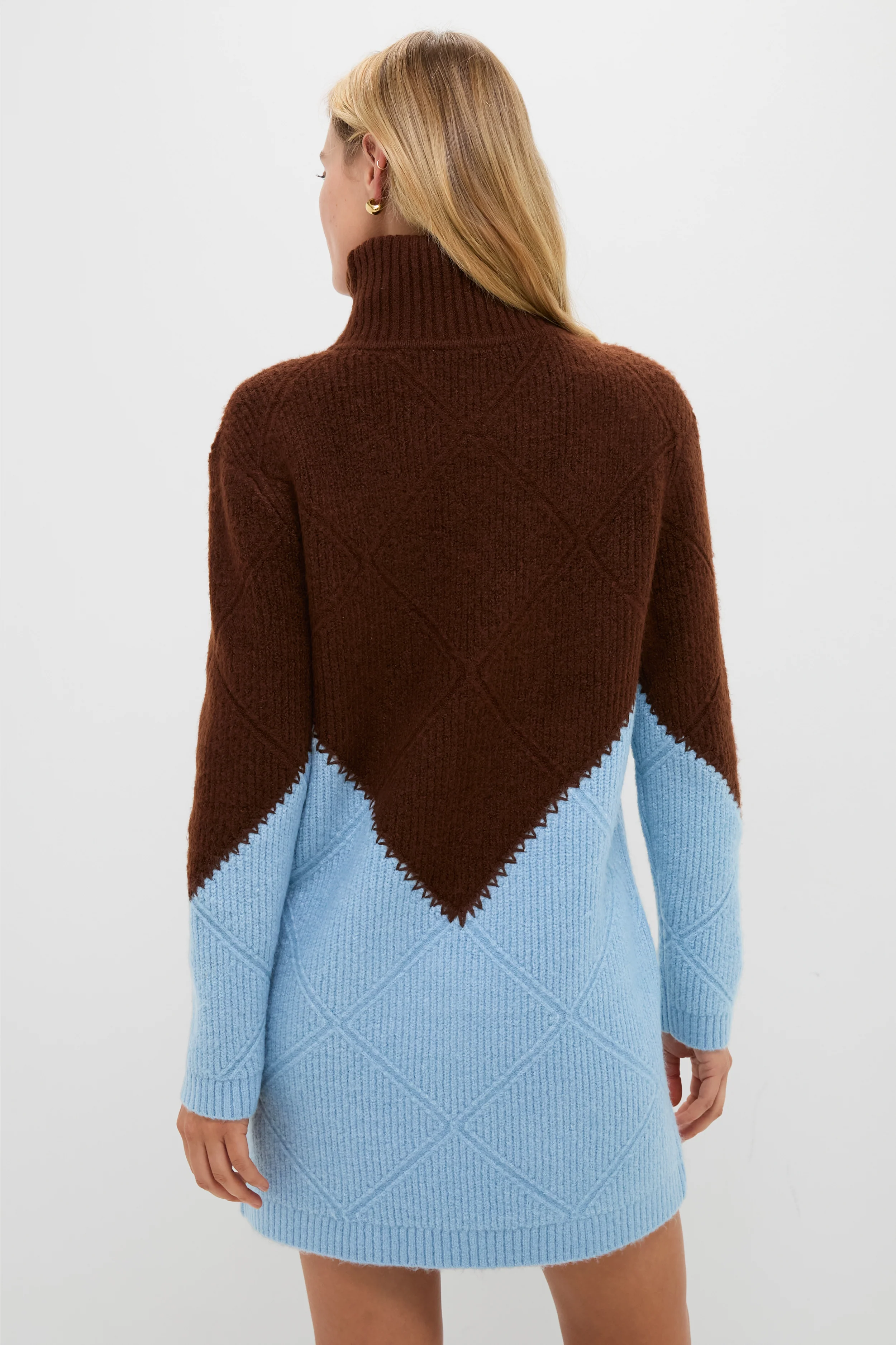 Ice & Chocolate Diamond Demi Sweater Dress - Image 5