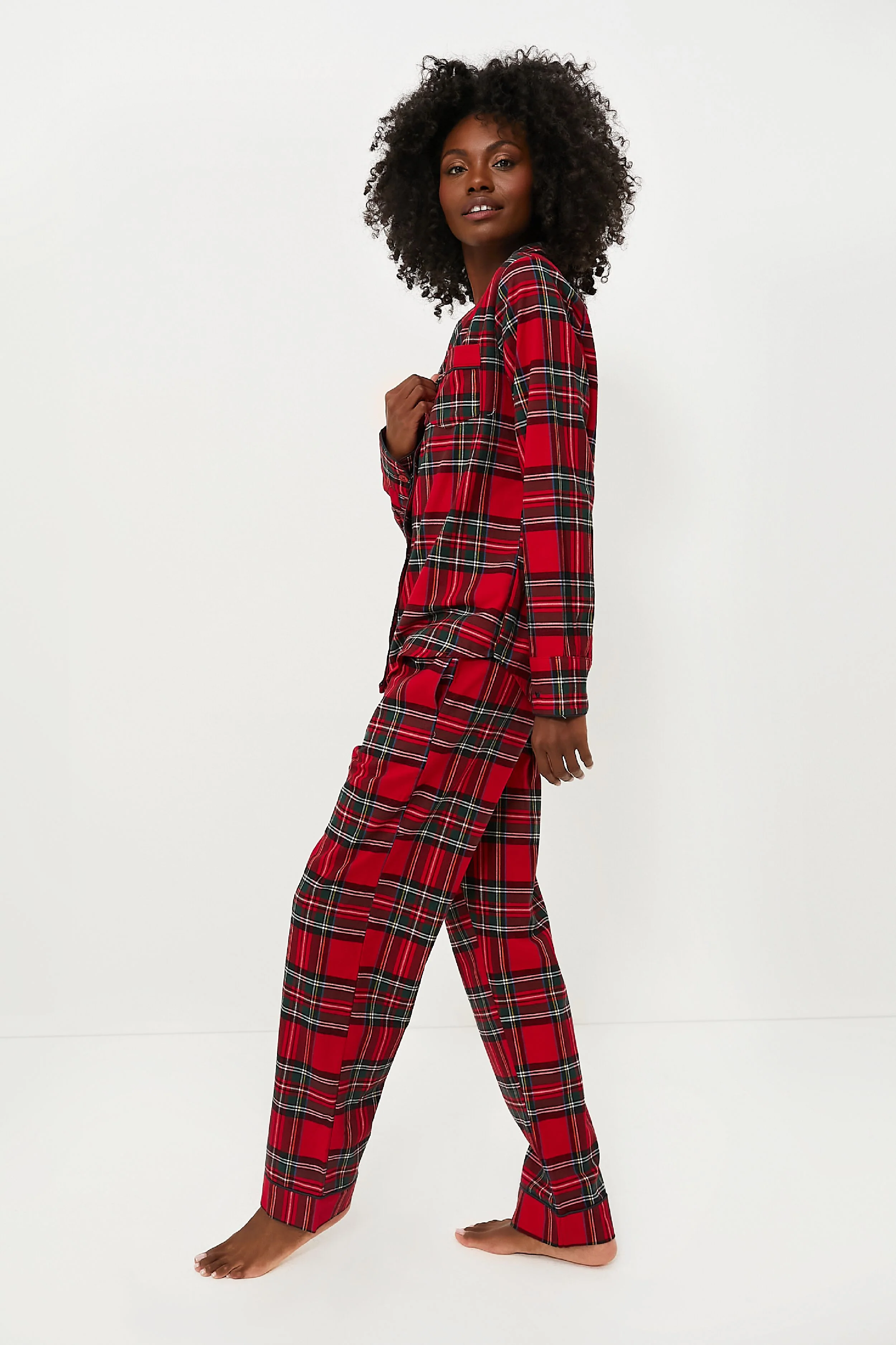 Imperial Tartan Pajama Set - Image 3