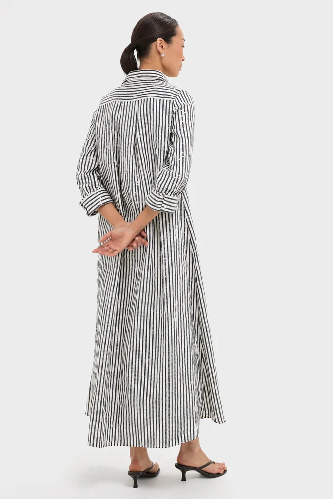 Indigo and White Jennys Gown - Image 4