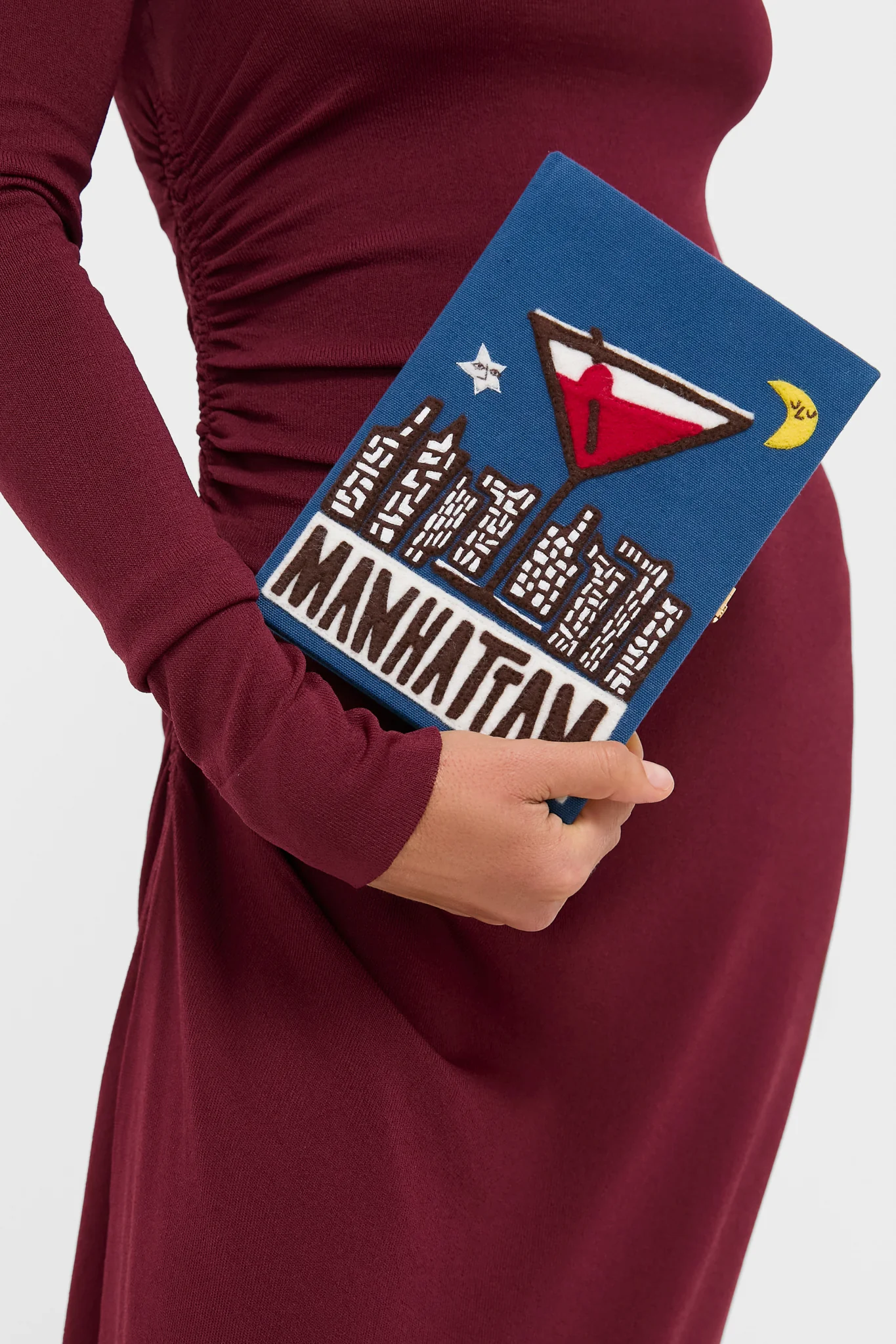 Indigo Latim Manhattan Cocktail Book Clutch - Image 2