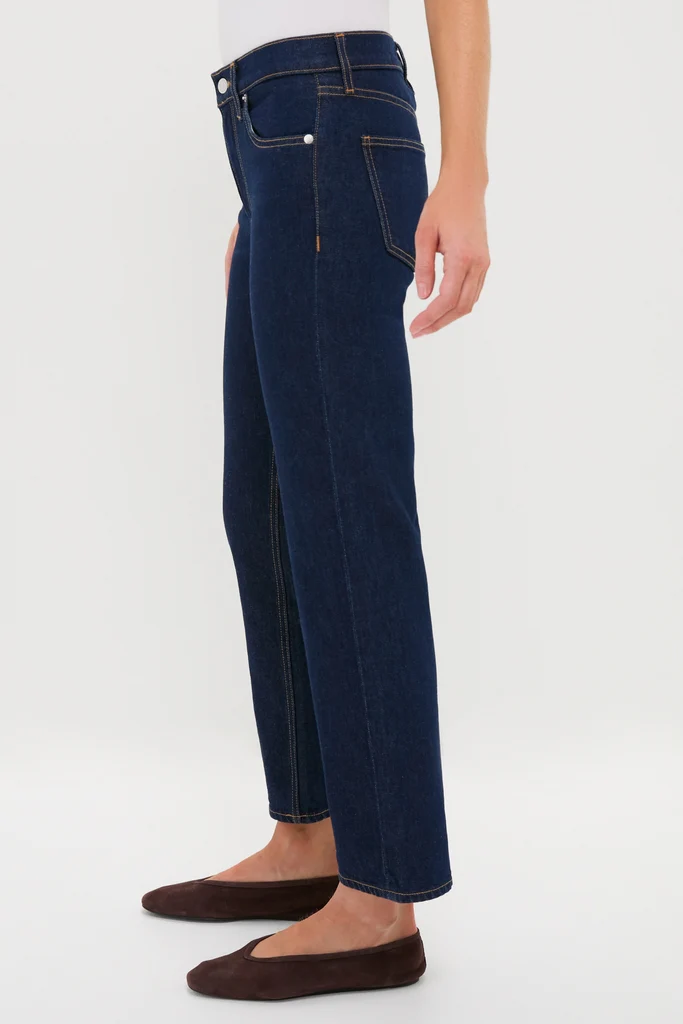 Indigo Rinse Leah Mid Rise Straight Leg - Image 3