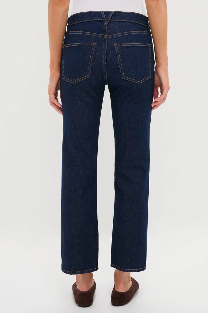 Indigo Rinse Leah Mid Rise Straight Leg - Image 4