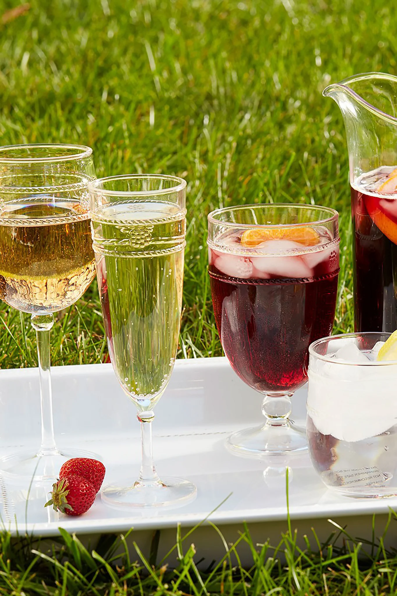 Isabella Acrylic Champagne Flute - Image 2