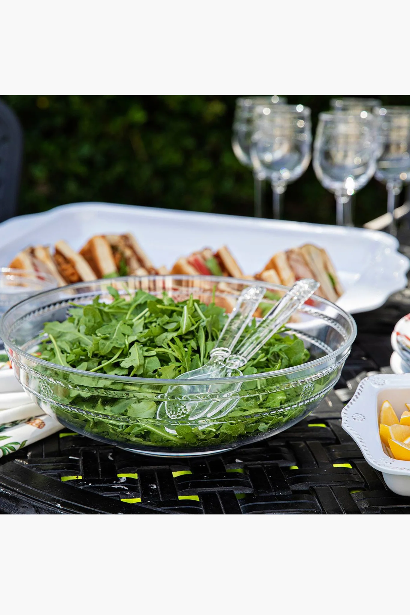 Isabella Acrylic Salad Servers - Image 3