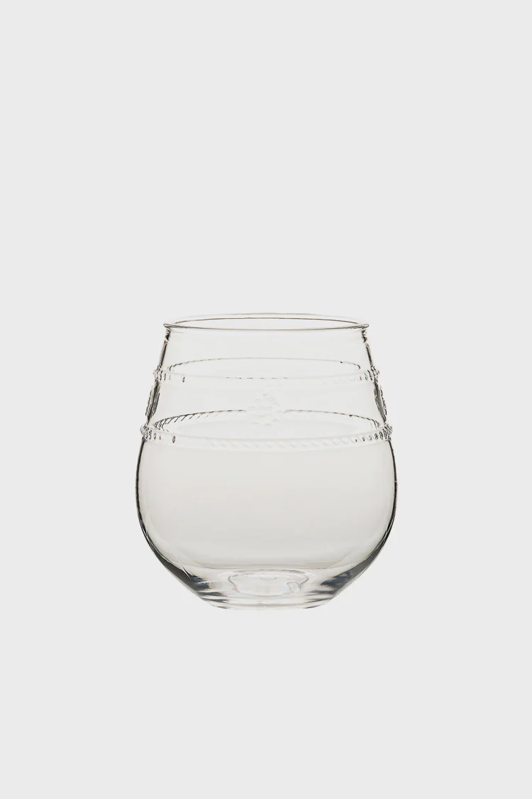 Isabella Acrylic Stemless Wine Glass Set of 4