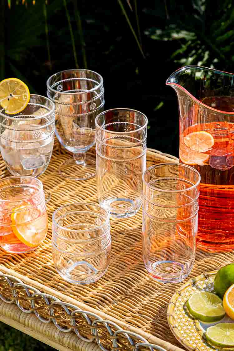 Isabella Acrylic Stemless Wine Glass Set of 4 - Image 2