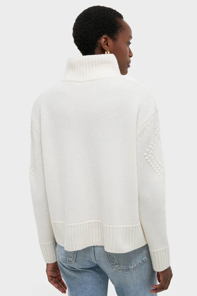 Ivory Henry Button-Up Sweater - Image 4