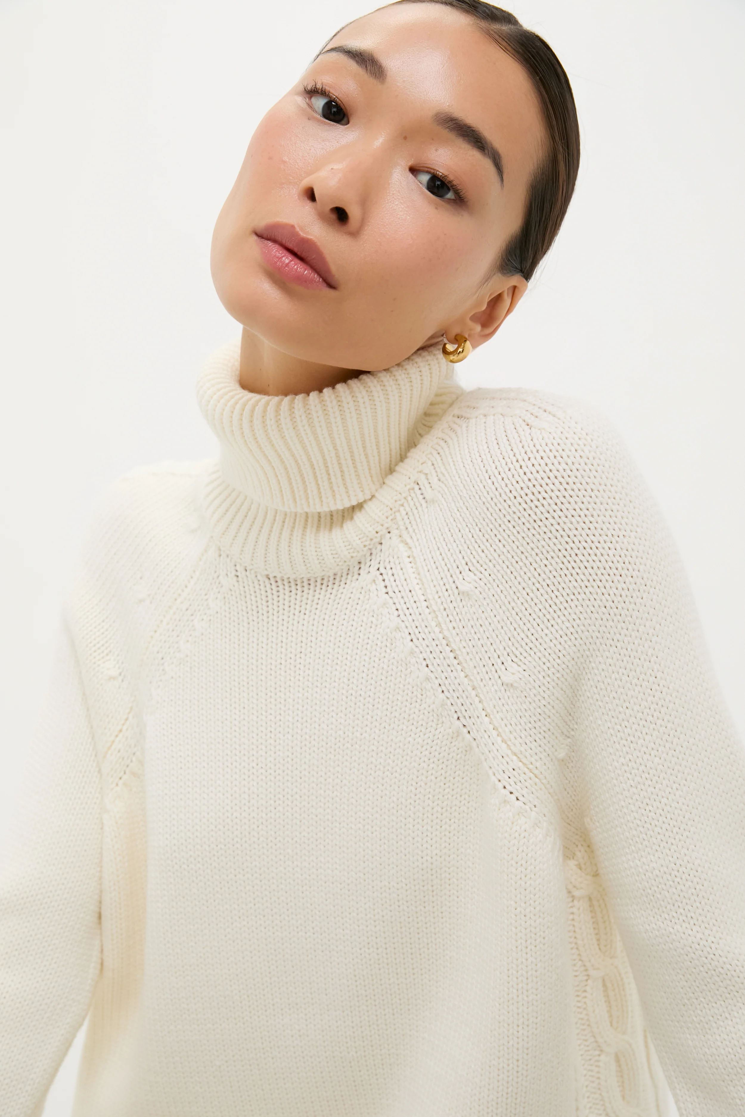 Ivory Louisa Turtleneck Sweater - Image 5