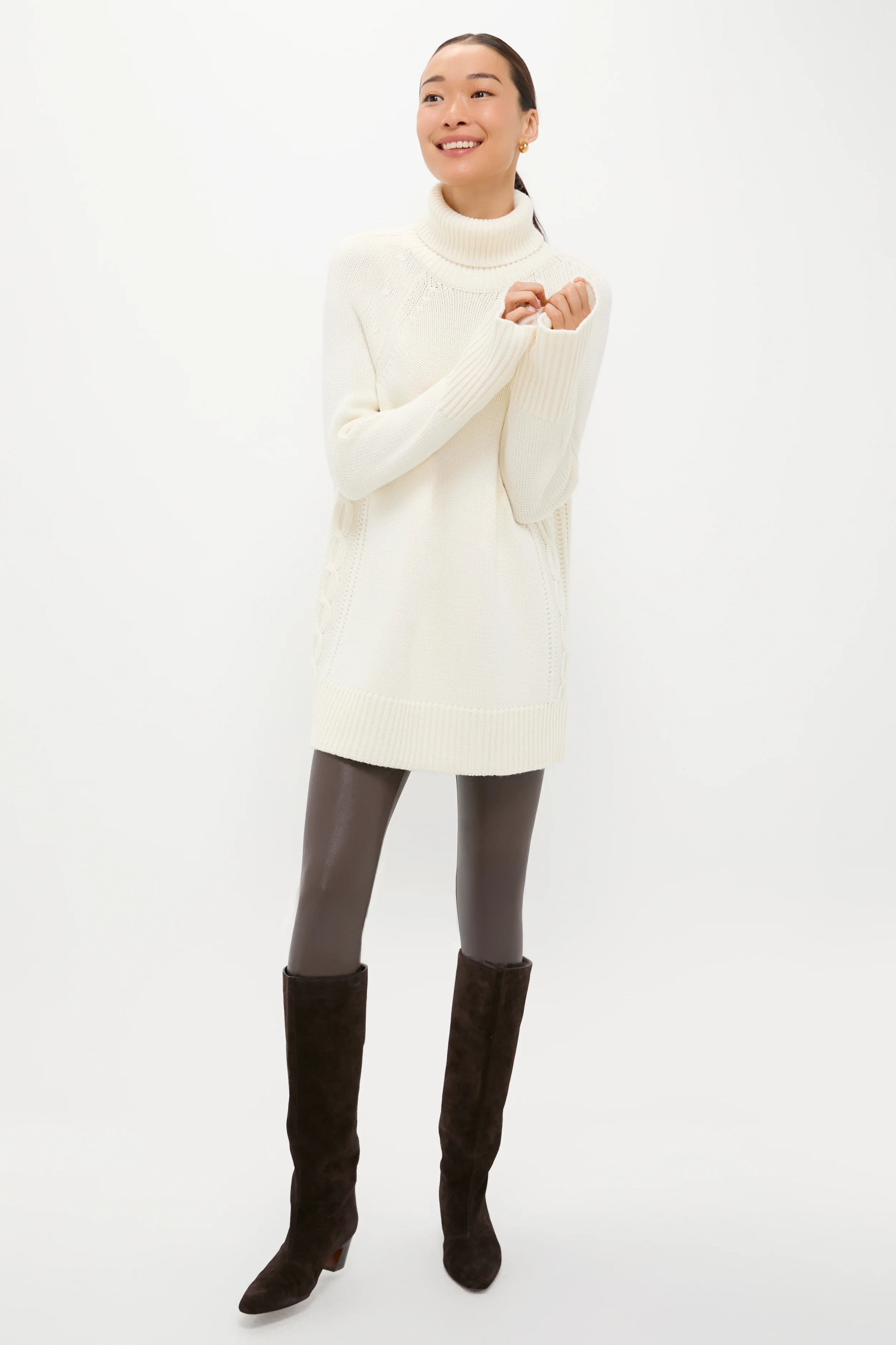 Ivory Louisa Turtleneck Sweater - Image 6