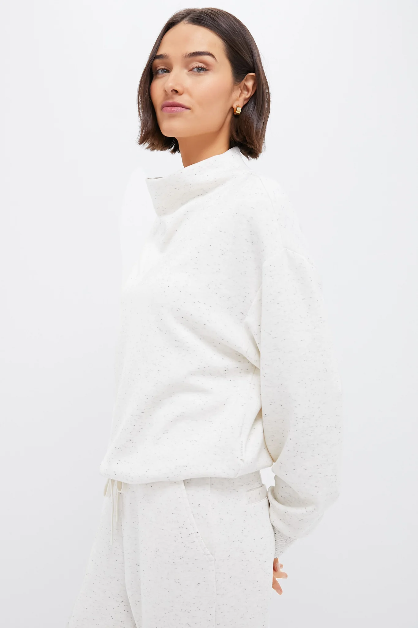 Ivory Marl Fleck Betsy Sweat - Image 3