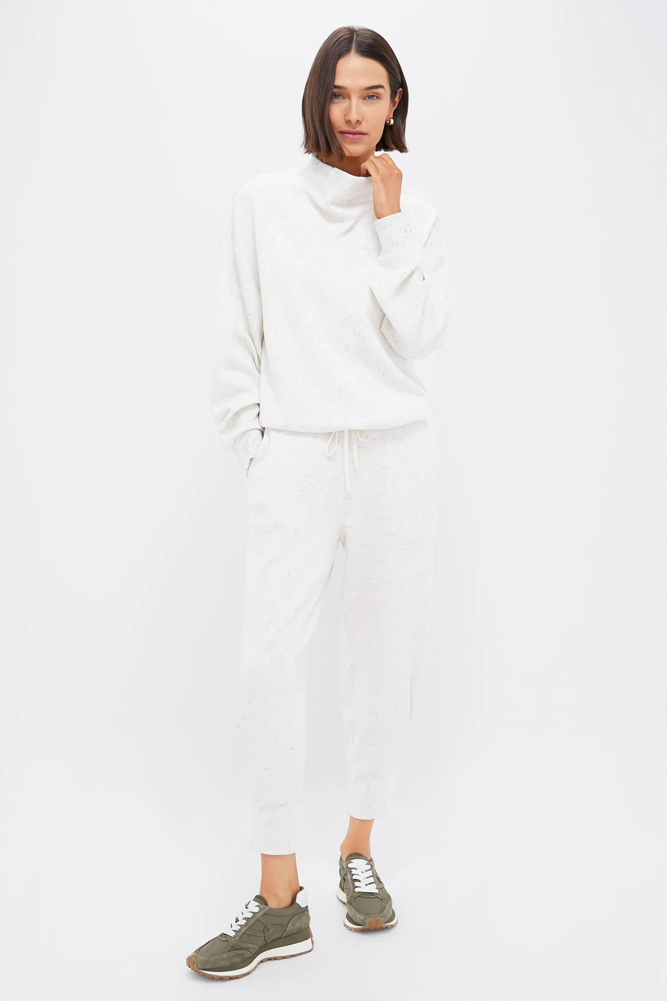 Ivory Marl Fleck Betsy Sweat - Image 6