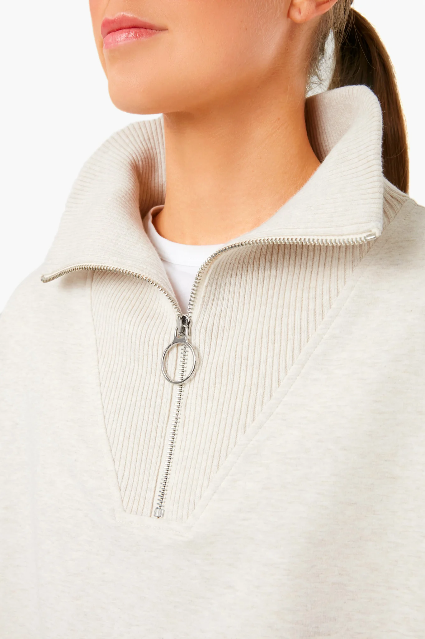 Ivory Marl Miller Sweat - Image 5