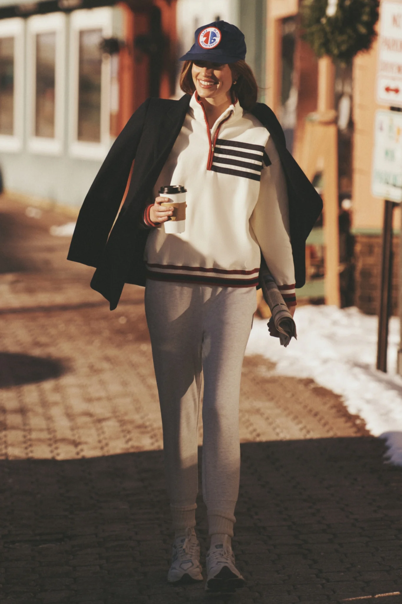 Ivory Marl The Slim Cuff Pant 25 - Image 3